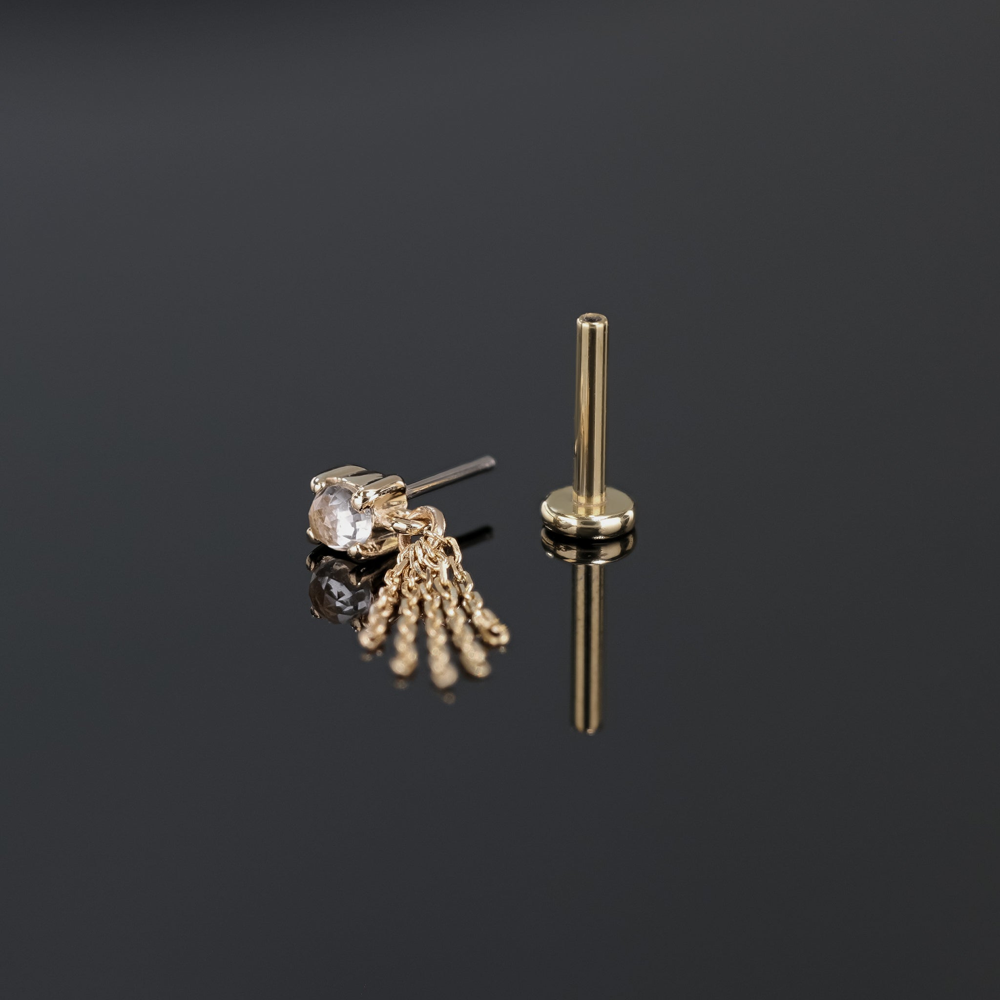 Breeze II • 2mm Rose Cut White Topaz