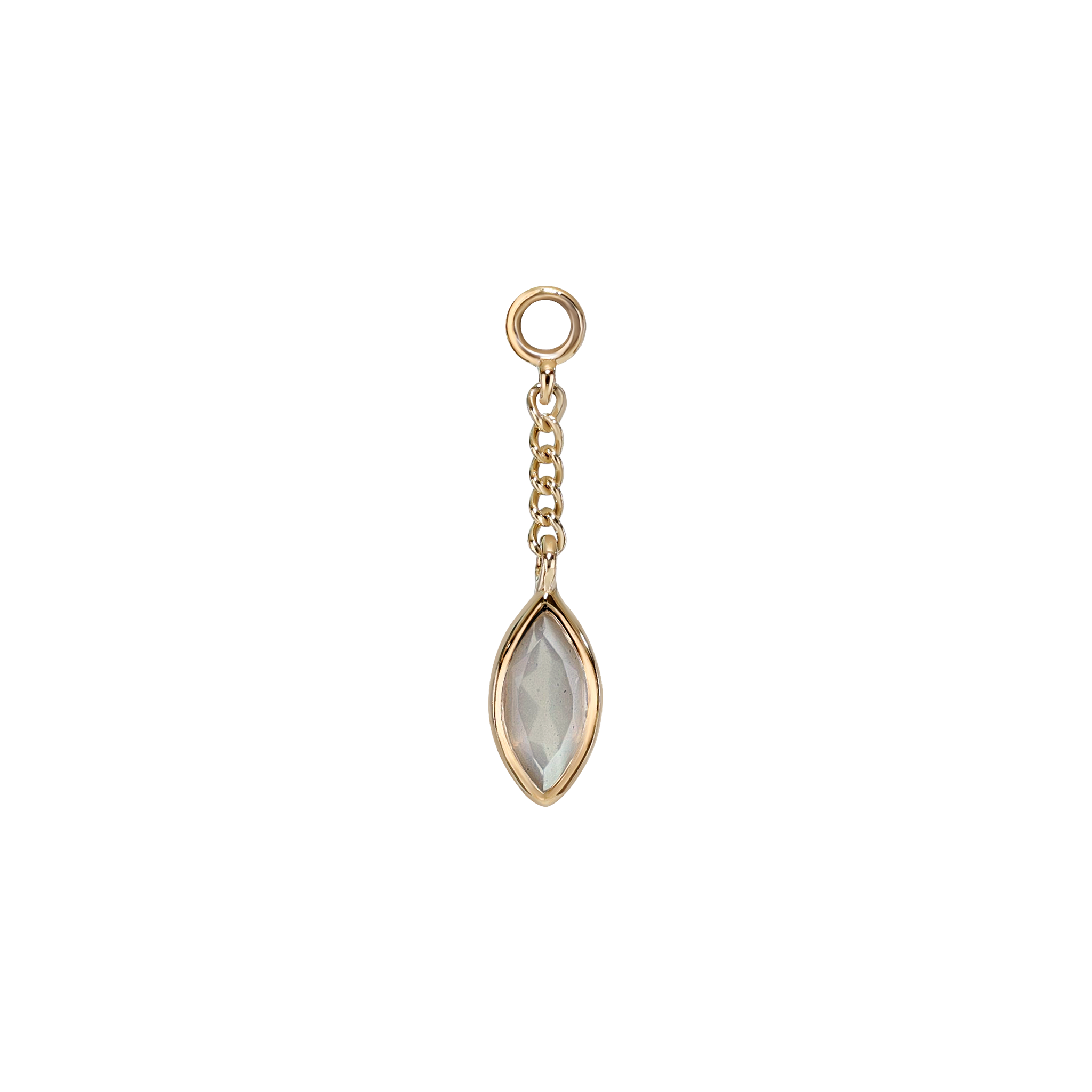 Aris • Marquise Gemstone Chain Charm