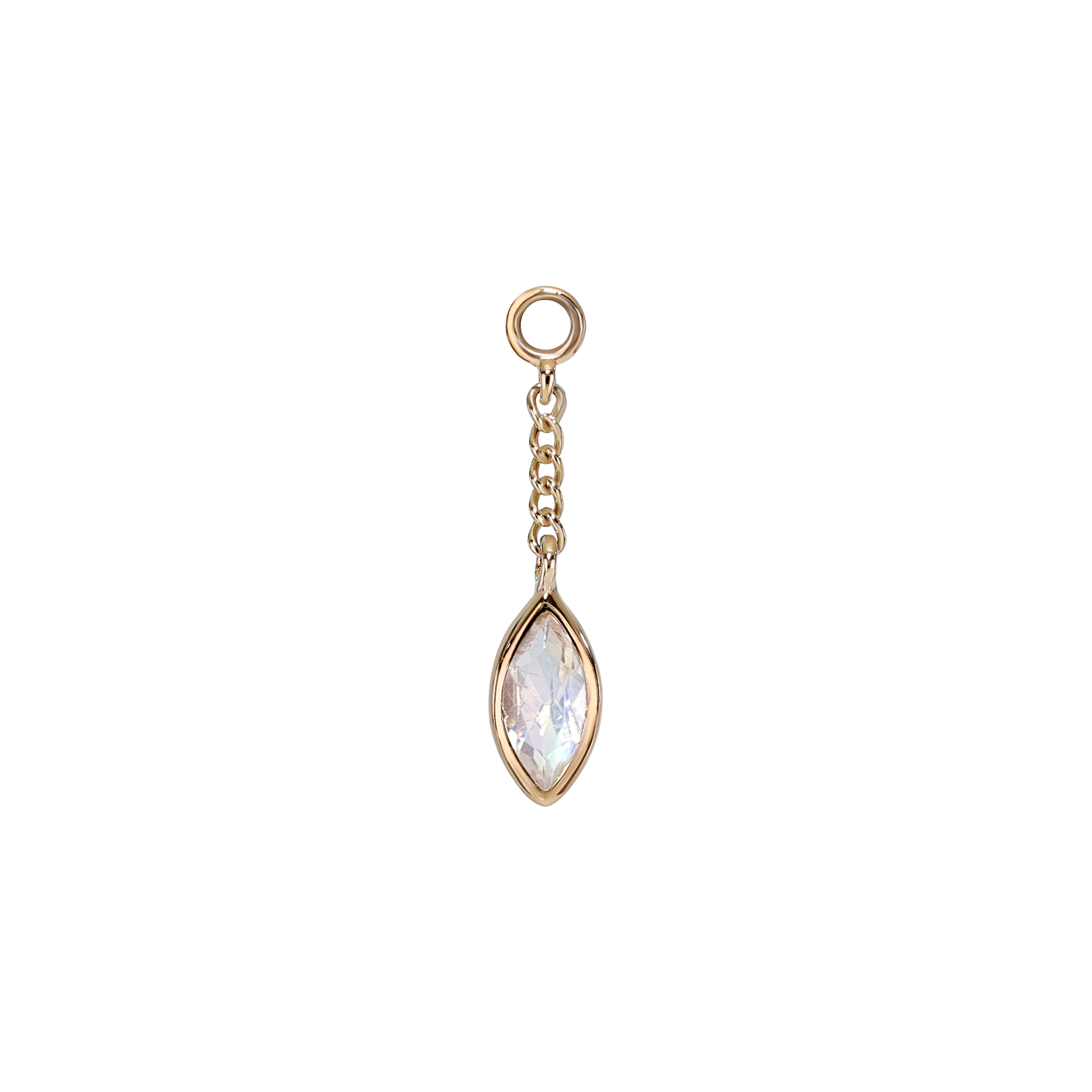 Aris • Marquise Gemstone Chain Charm