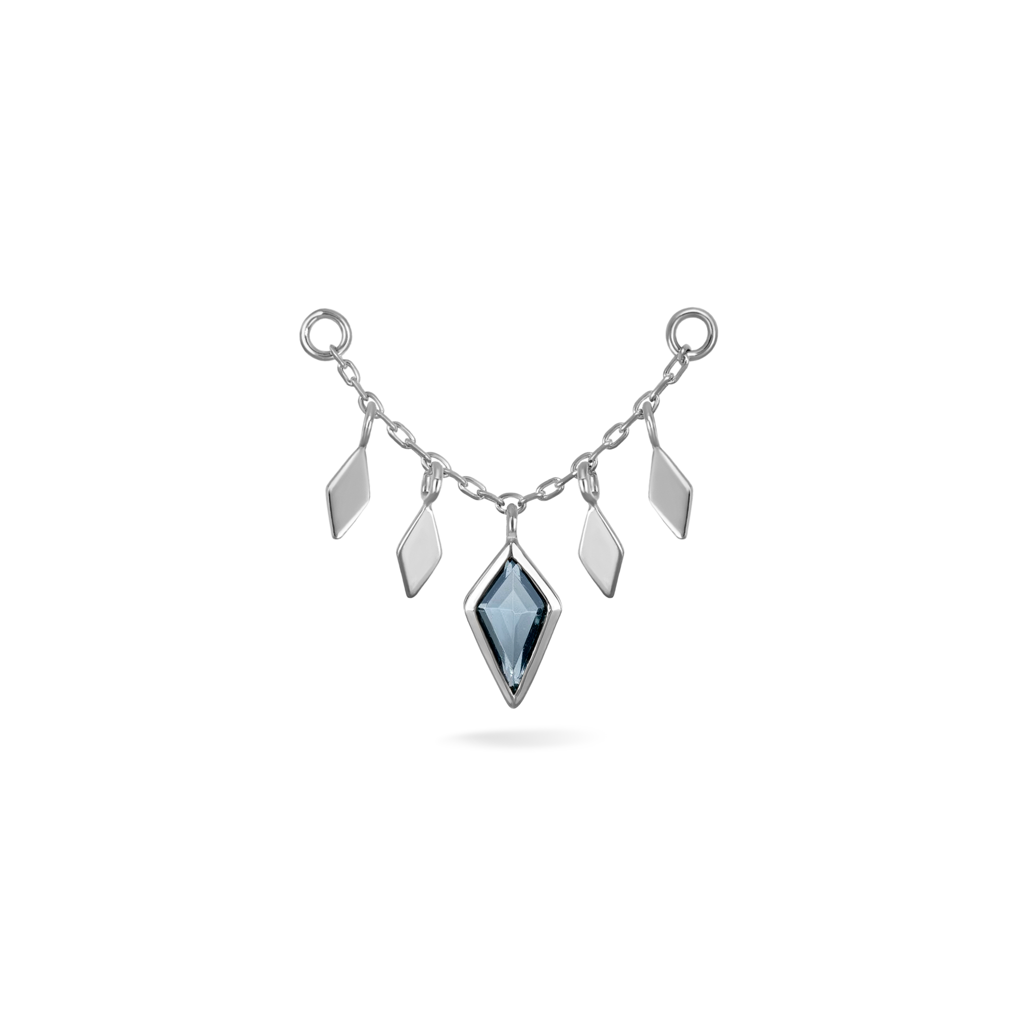 Patra Chain Attachment • London Blue Topaz