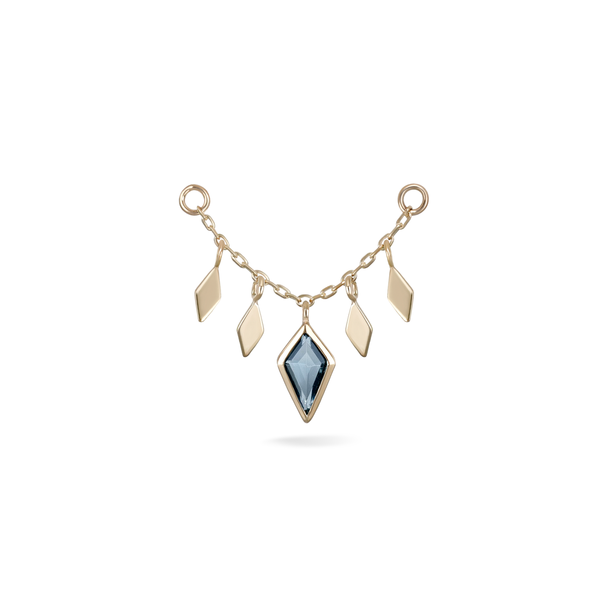 Patra Chain Attachment • London Blue Topaz