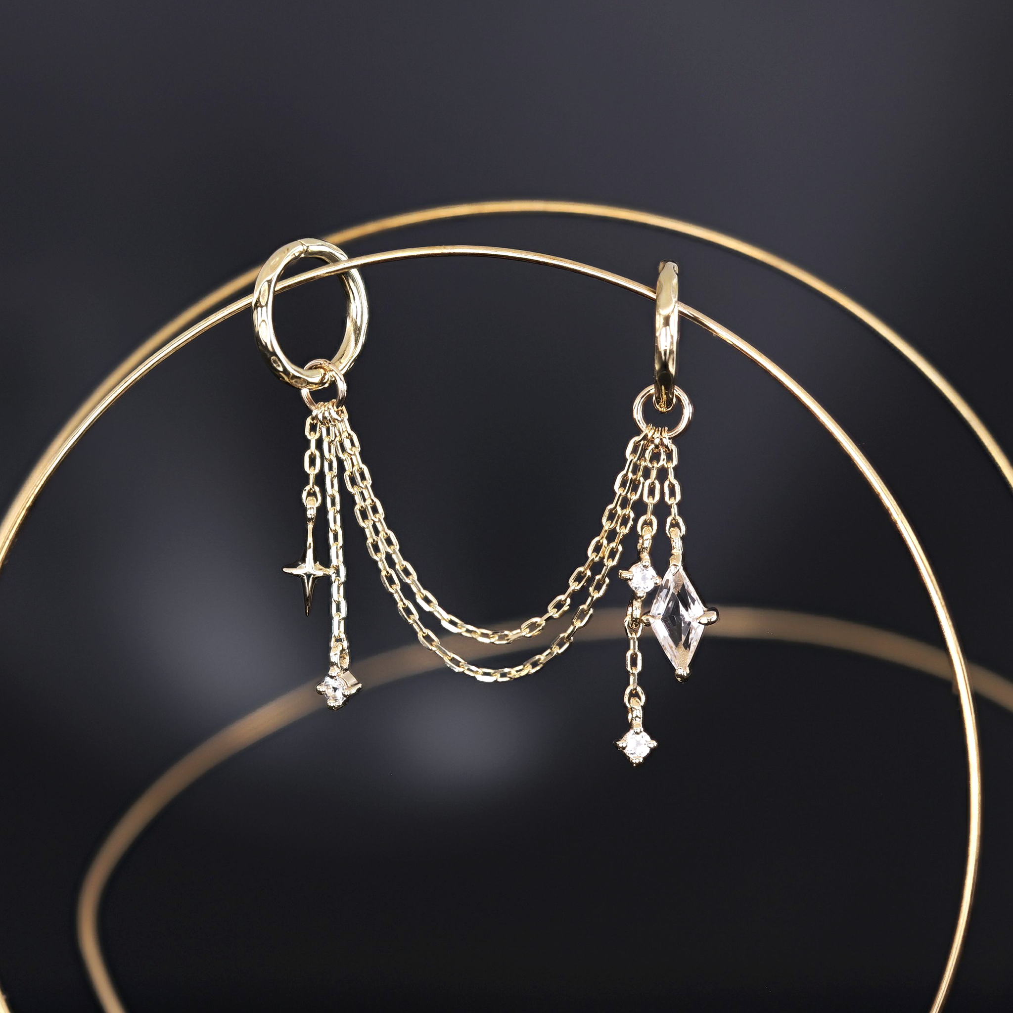 Julia • Celestial Draped Link Chain Attachment