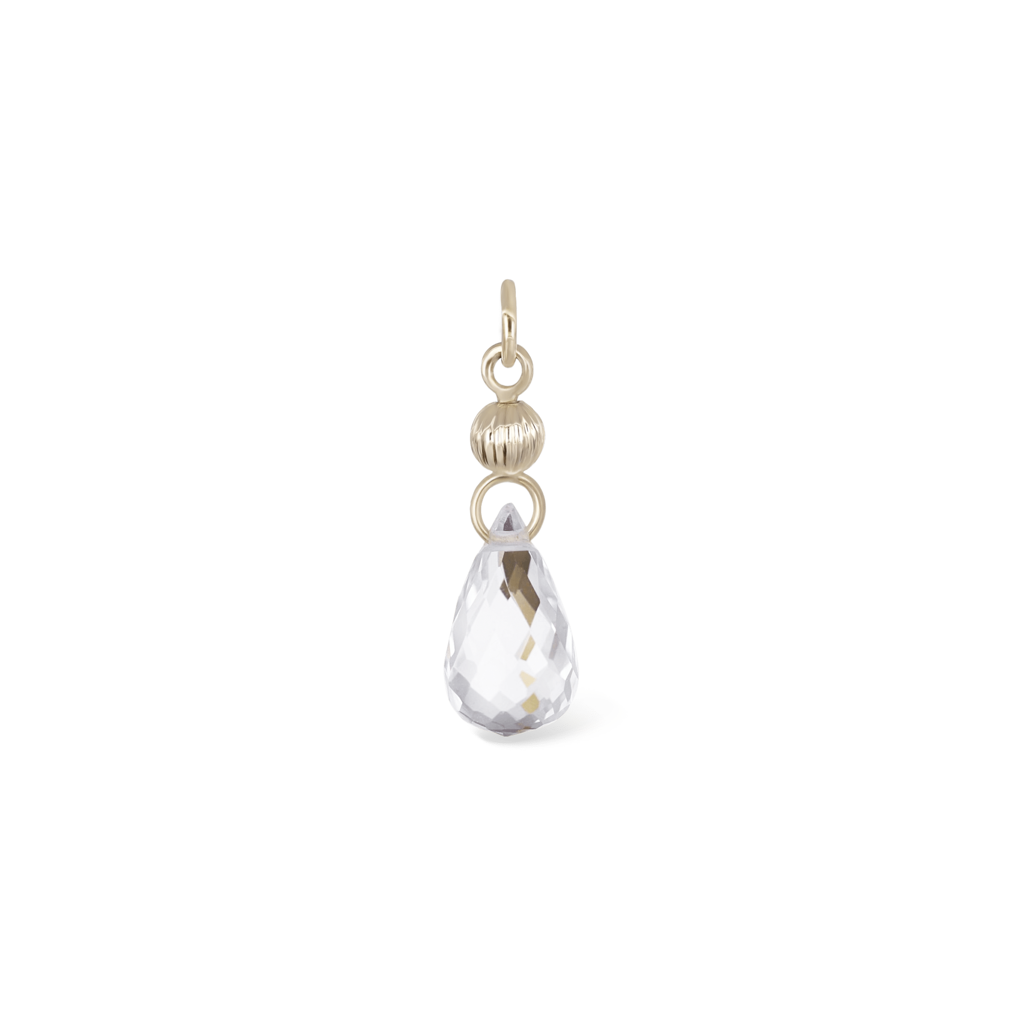 BEATTI Charms BTPG089 • Gemstone Textured Ball Charm BTPG089 • Gemstone Textured Ball Charm