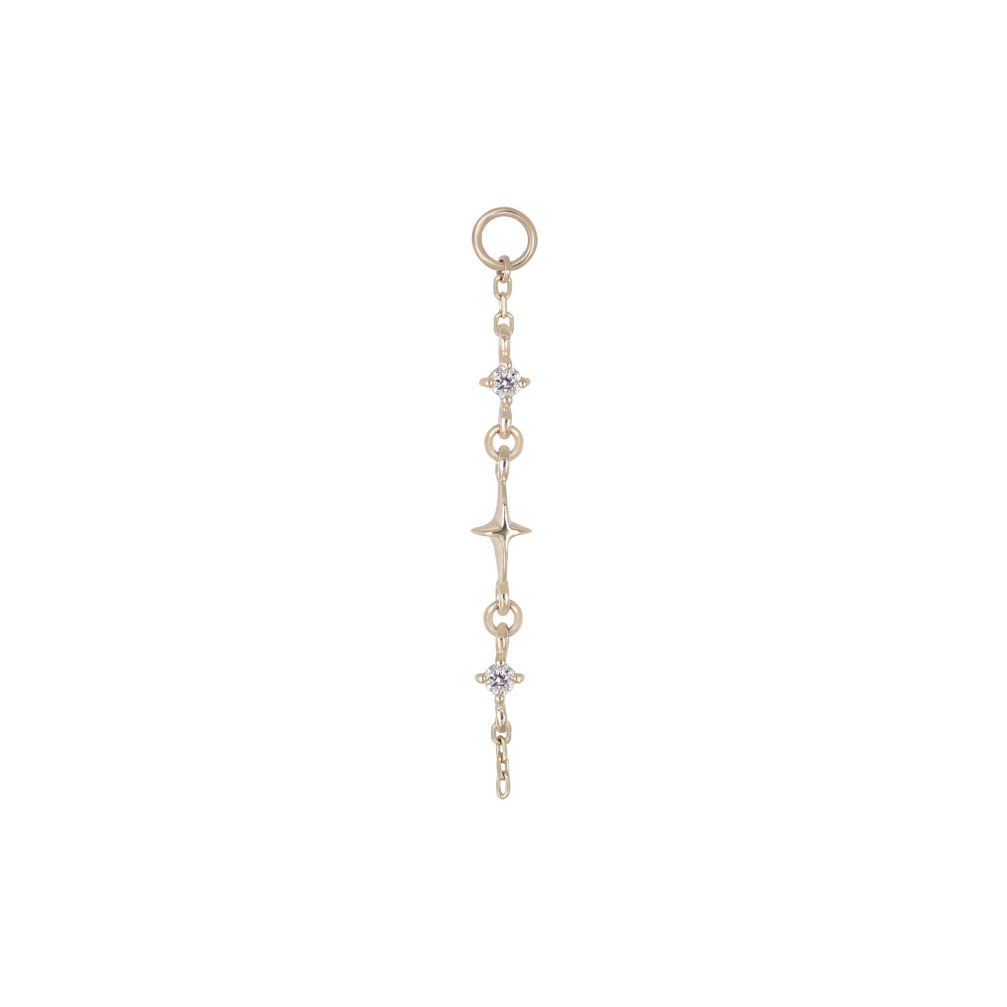 Nicole • Celestial Double Diamond Drop Charm