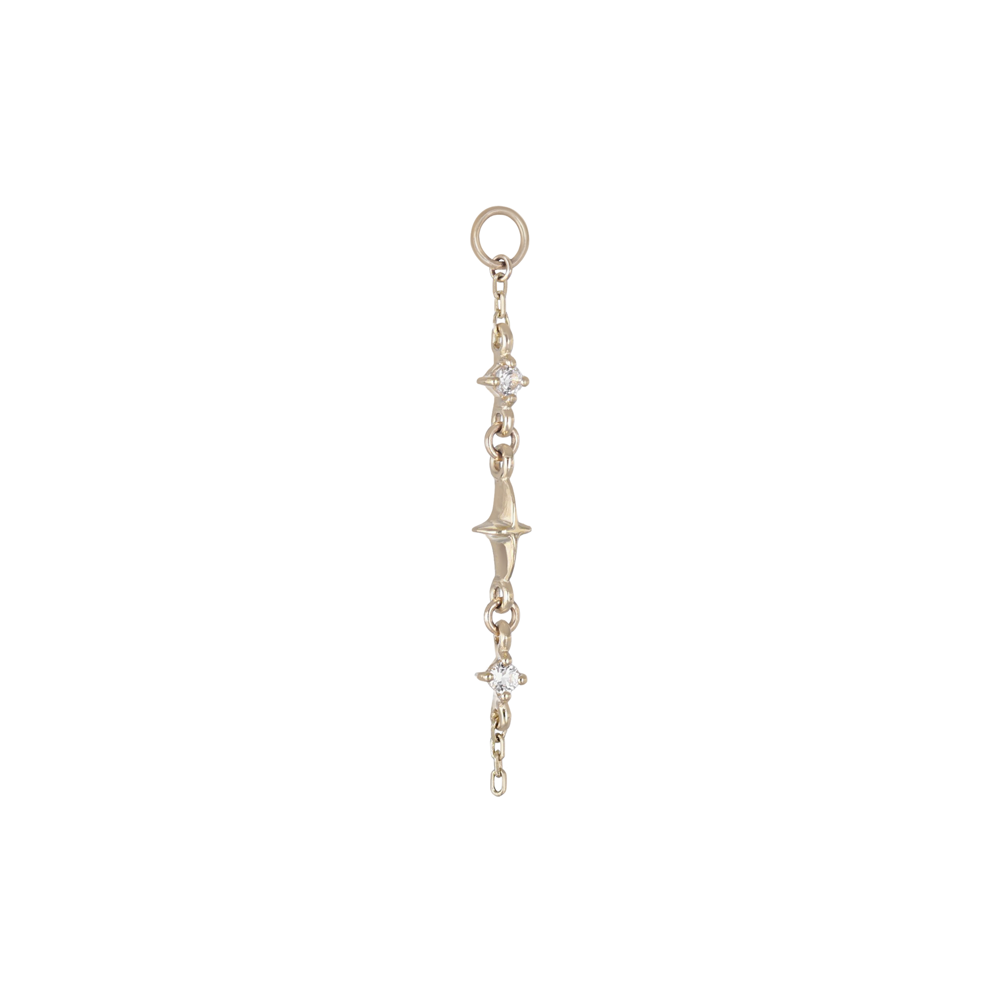 Nicole • Celestial Double Diamond Drop Charm