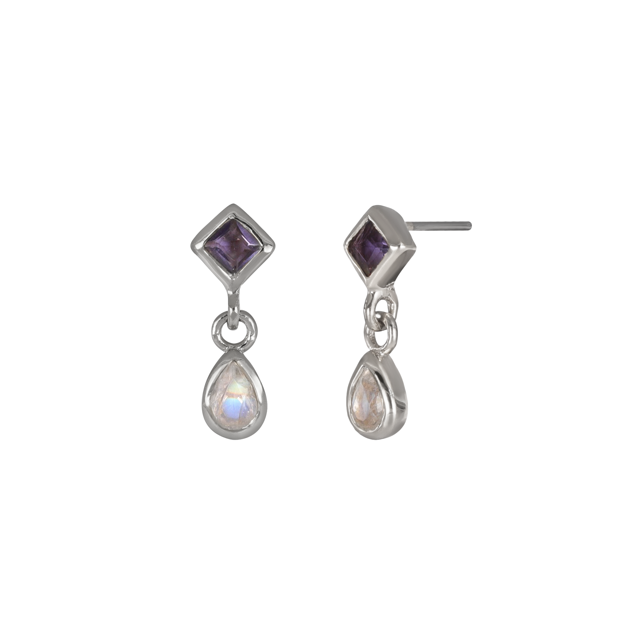 Rena • White Topaz Threadless Ends