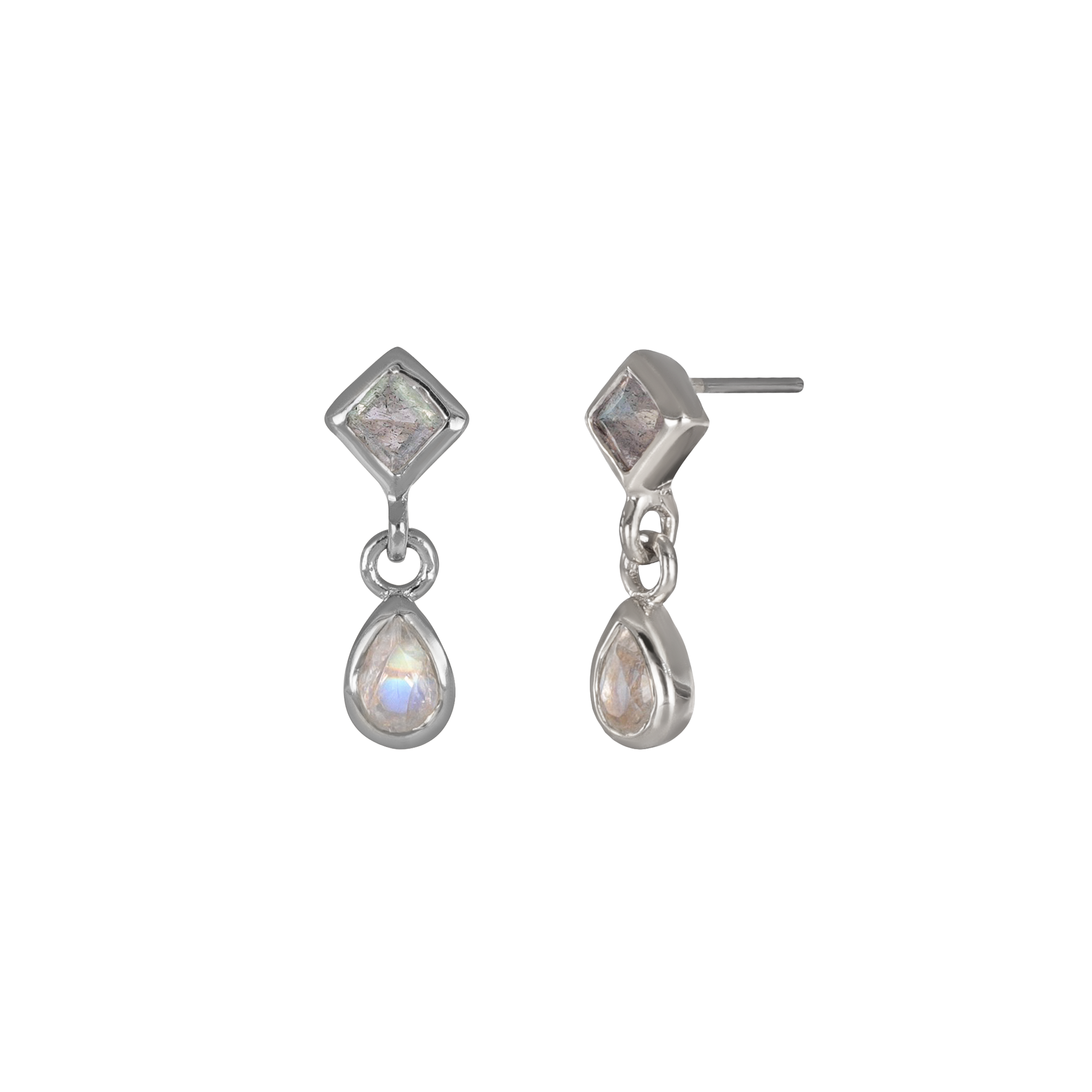 Rena • White Topaz Threadless Ends