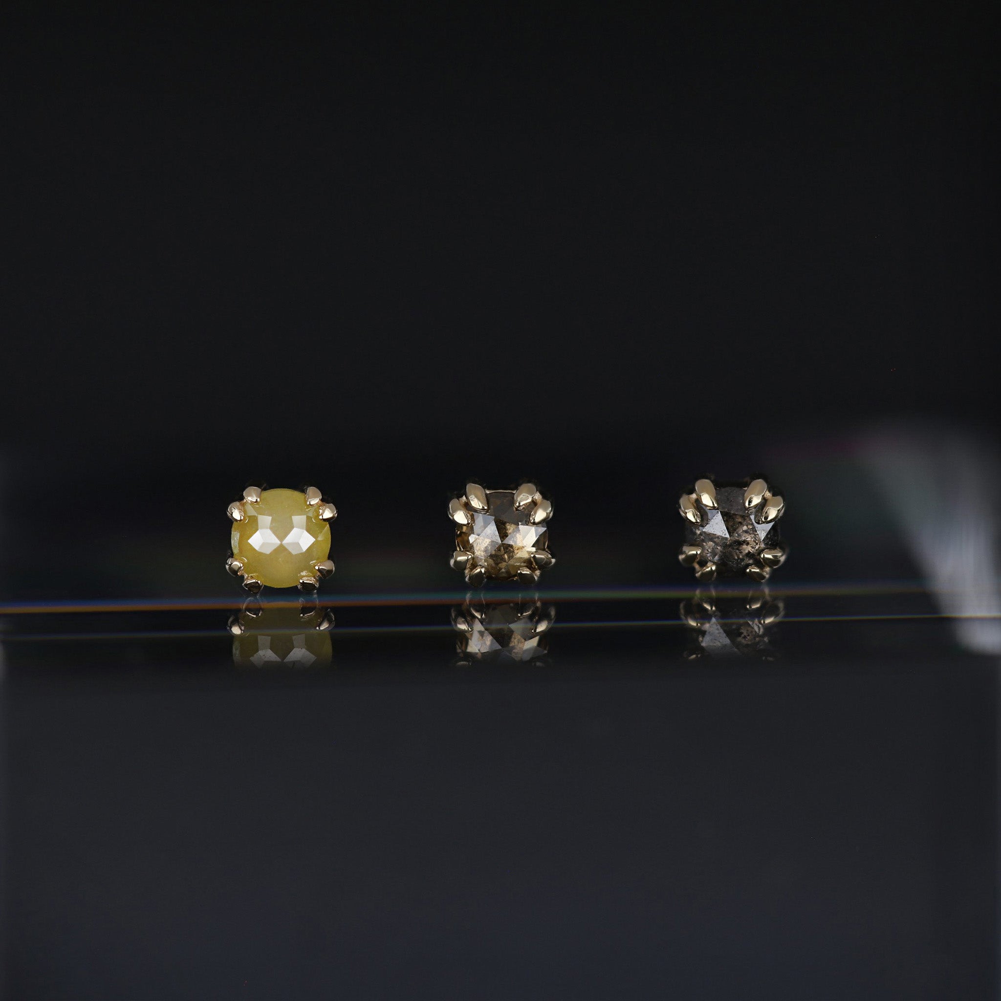 Kai • 2.5mm Rose Cut Diamond Threadless End