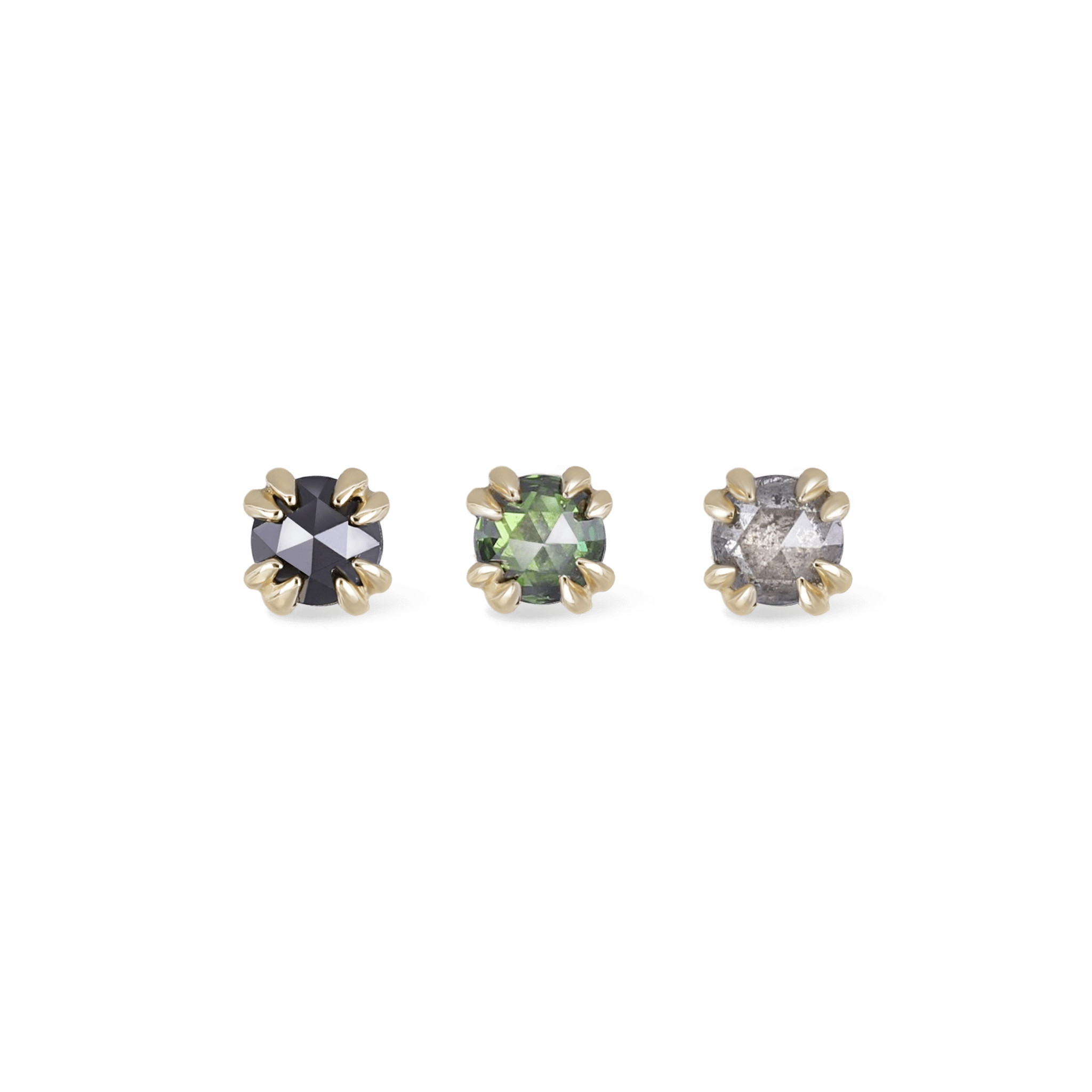 BEATTI Threadless Ends BTPRG074 • 14K Gold Gemstone Threadless End BTPRG074 • 14K Gold Gemstone Threadless End