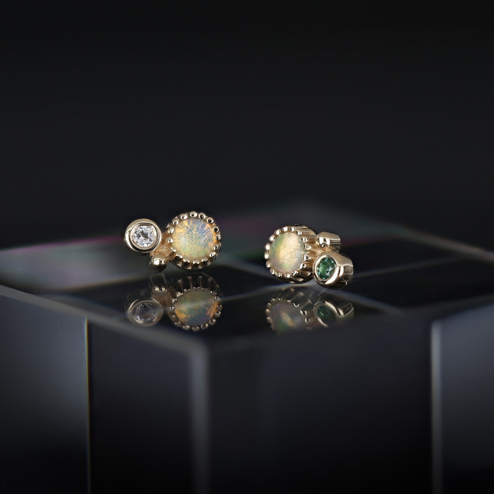 Twinette • 14K Gold Gemstone Threadless End