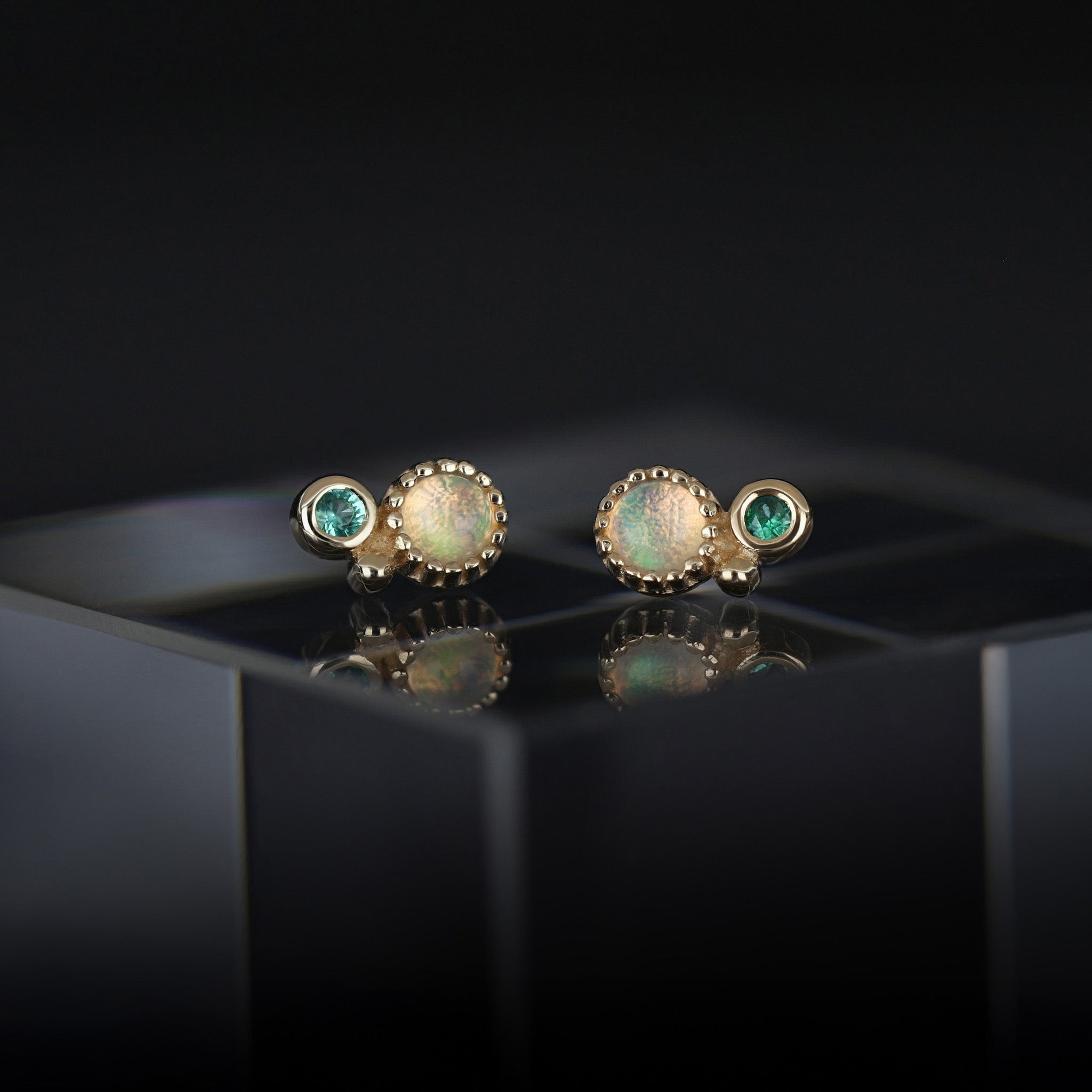 Twinette • 14K Gold Gemstone Threadless End