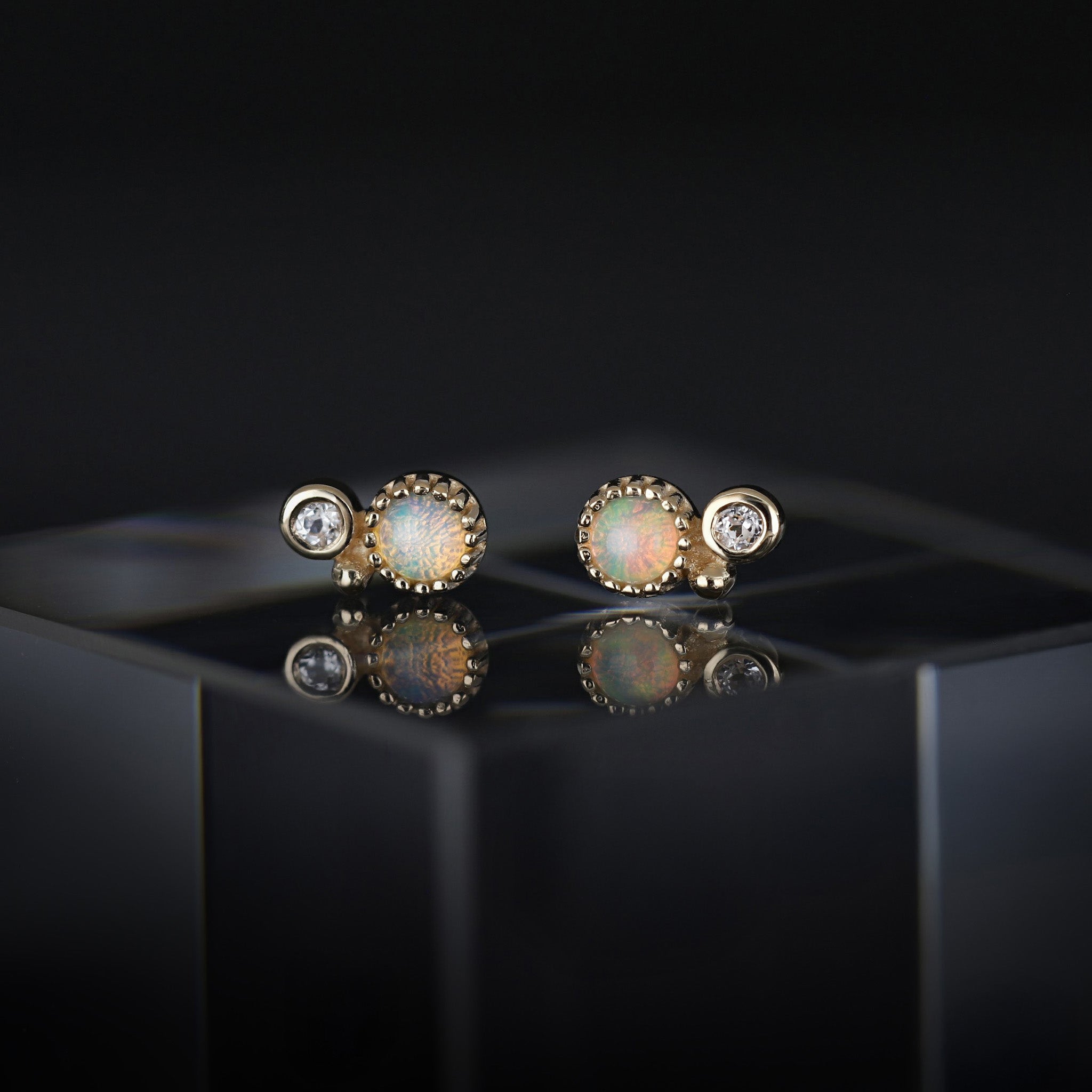 Twinette • 14K Gold Gemstone Threadless End