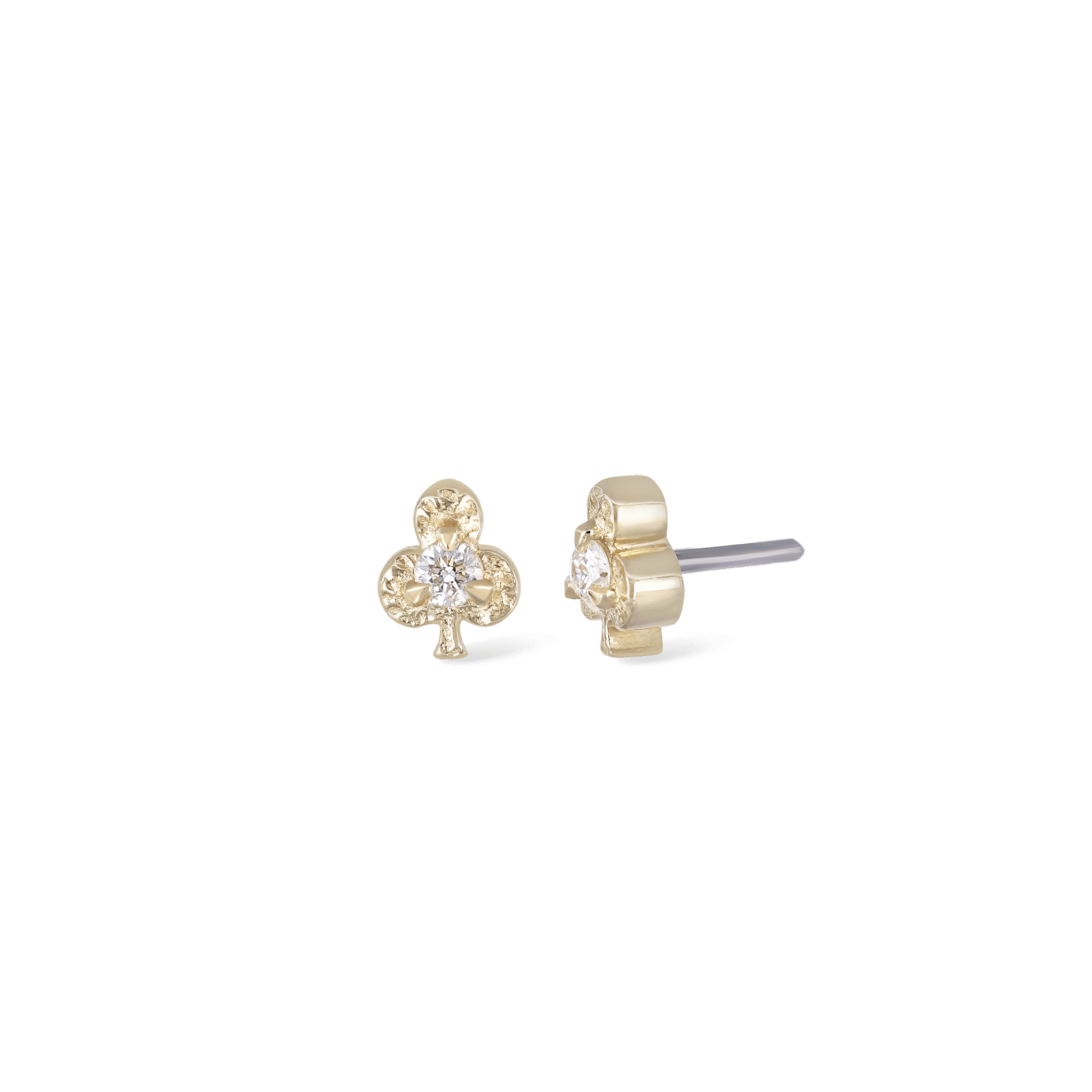 BEATTI Threadless Ends BTPRG100 • 14K Gold Gemstone Threadless End BTPRG100 • 14K Gold Gemstone Threadless End