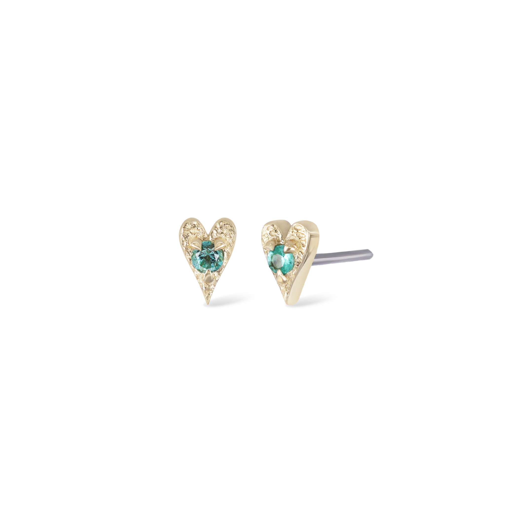 Heart • Ace of Gems Flatback Stud