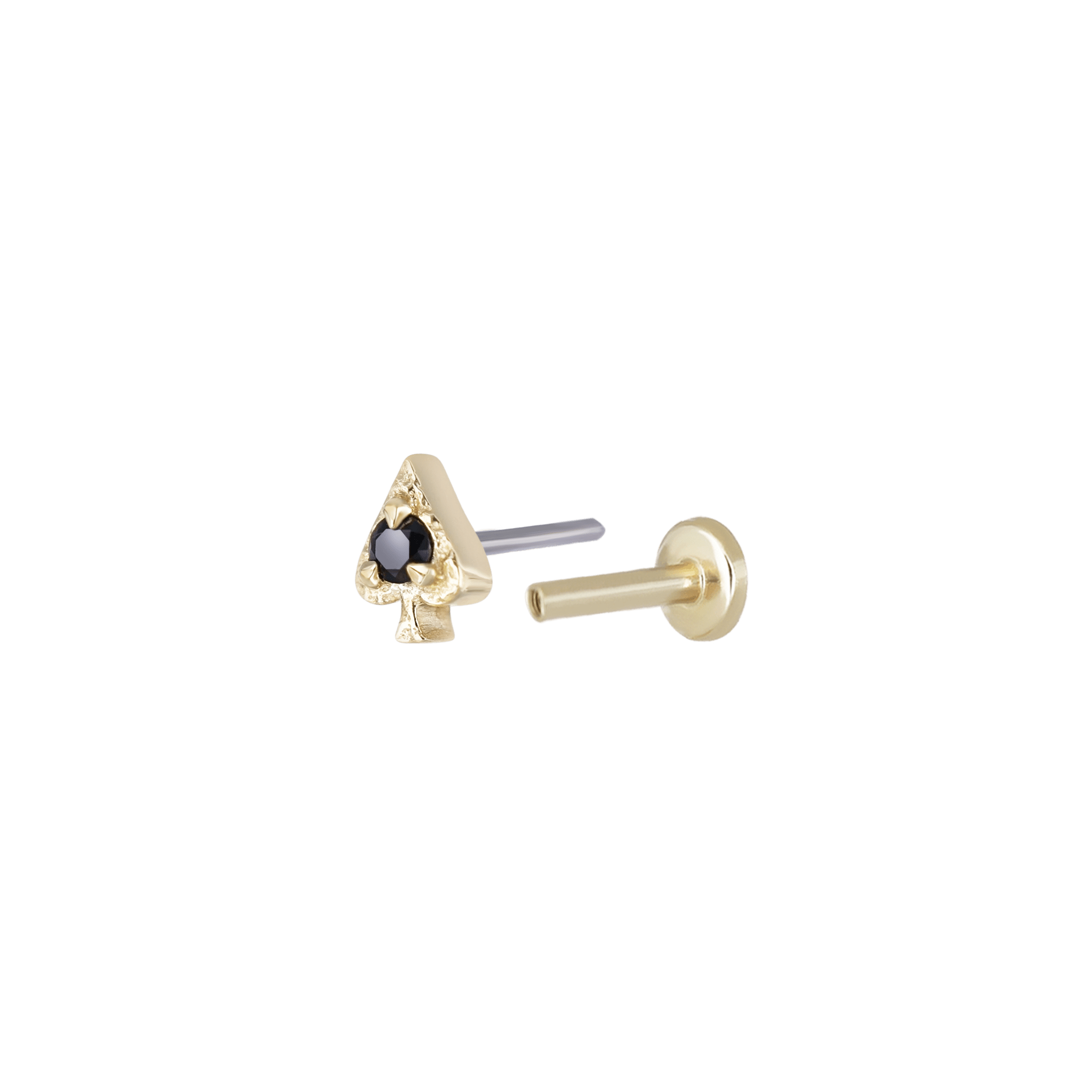 BEATTI Threadless Ends BTPRG103 • 14K Gold Gemstone Threadless End BTPRG103 • 14K Gold Gemstone Threadless End