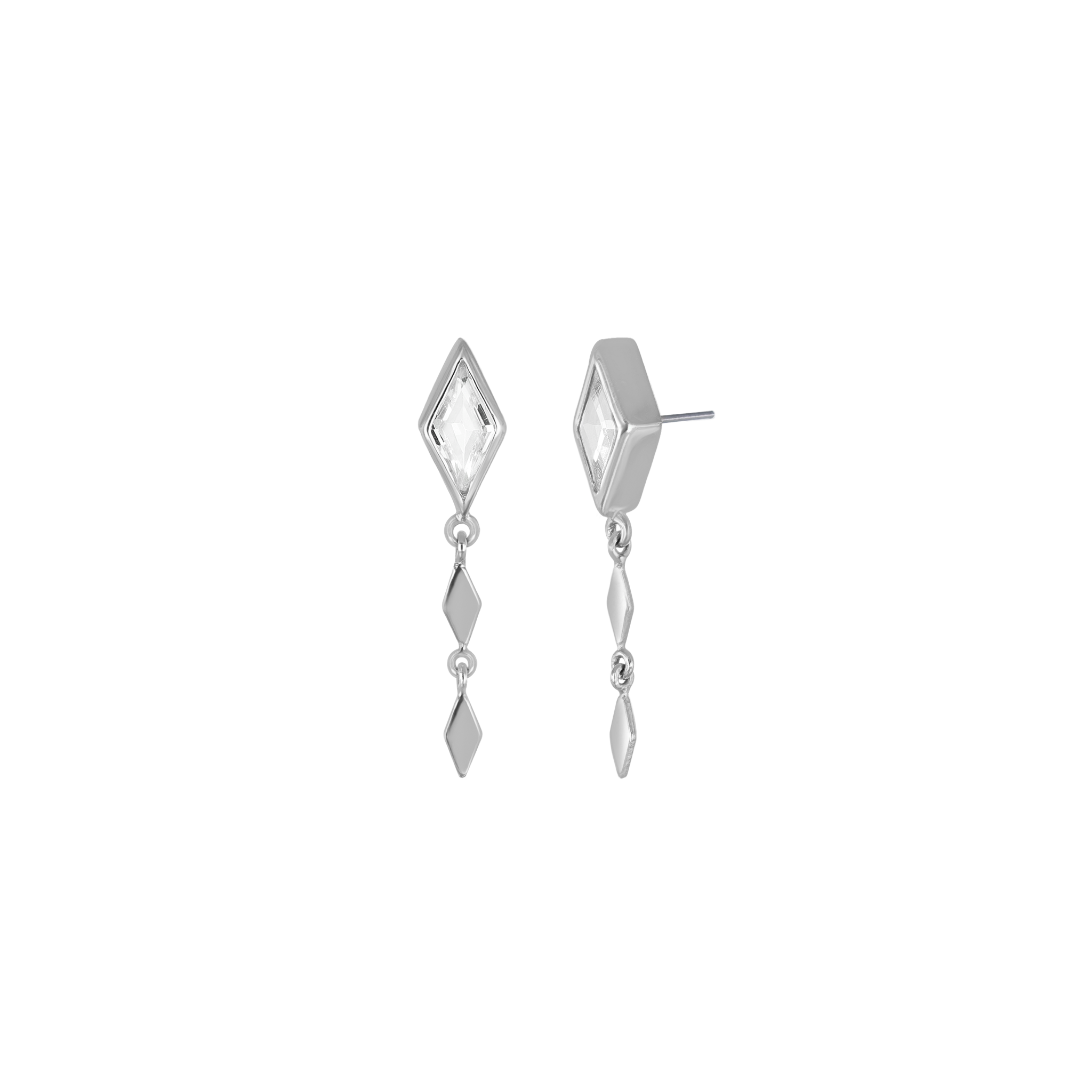 Vesper • Rhombus Drop Flat Back Stud
