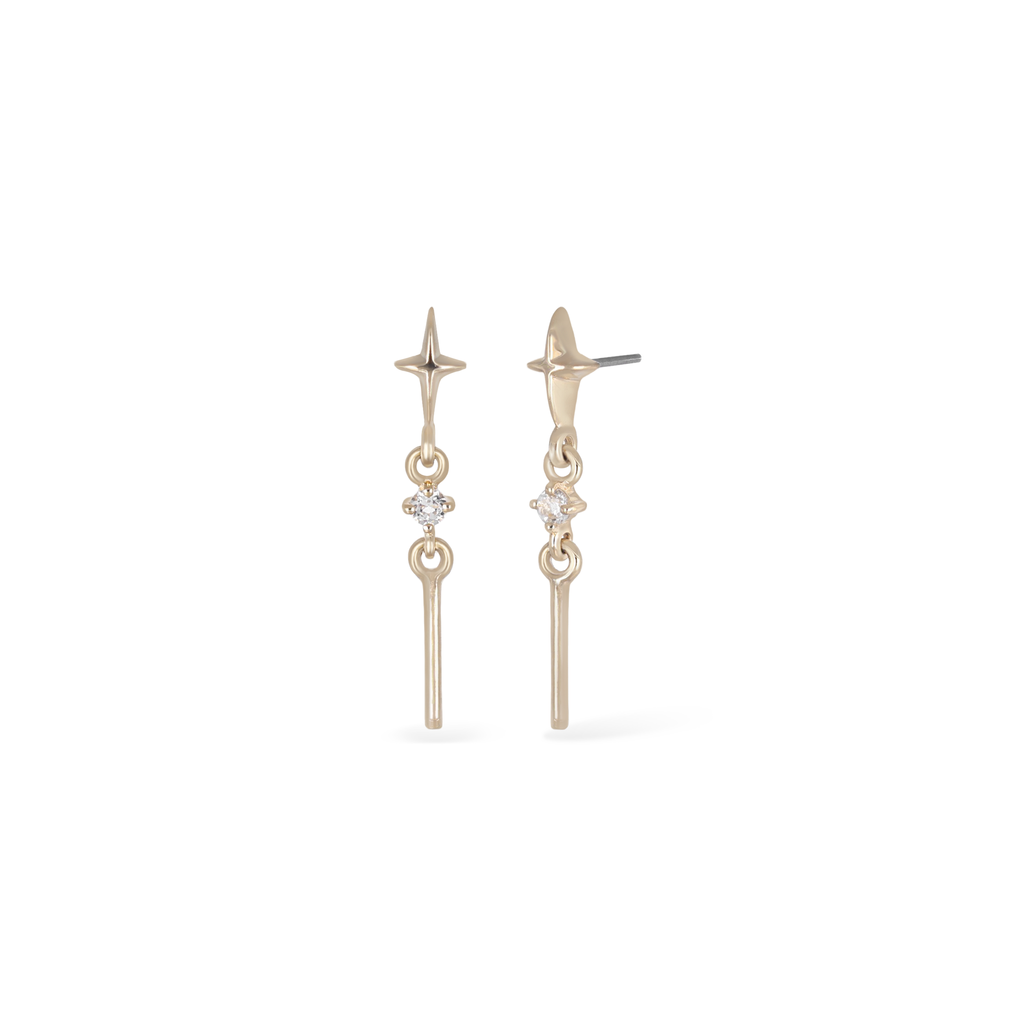 Roxane • Celestial Drop Flat Back Stud