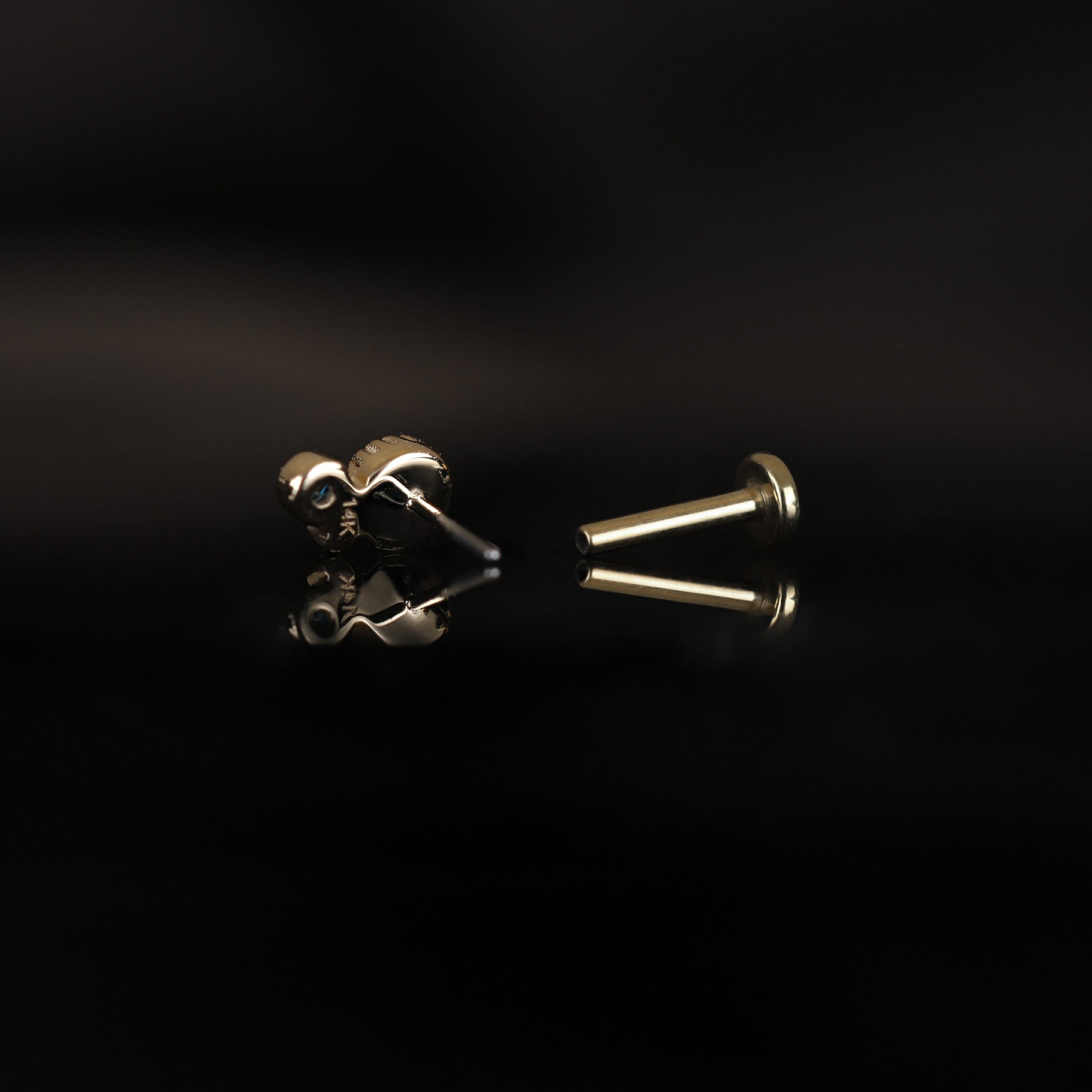 Twinette • 14K Gold Gemstone Threadless End