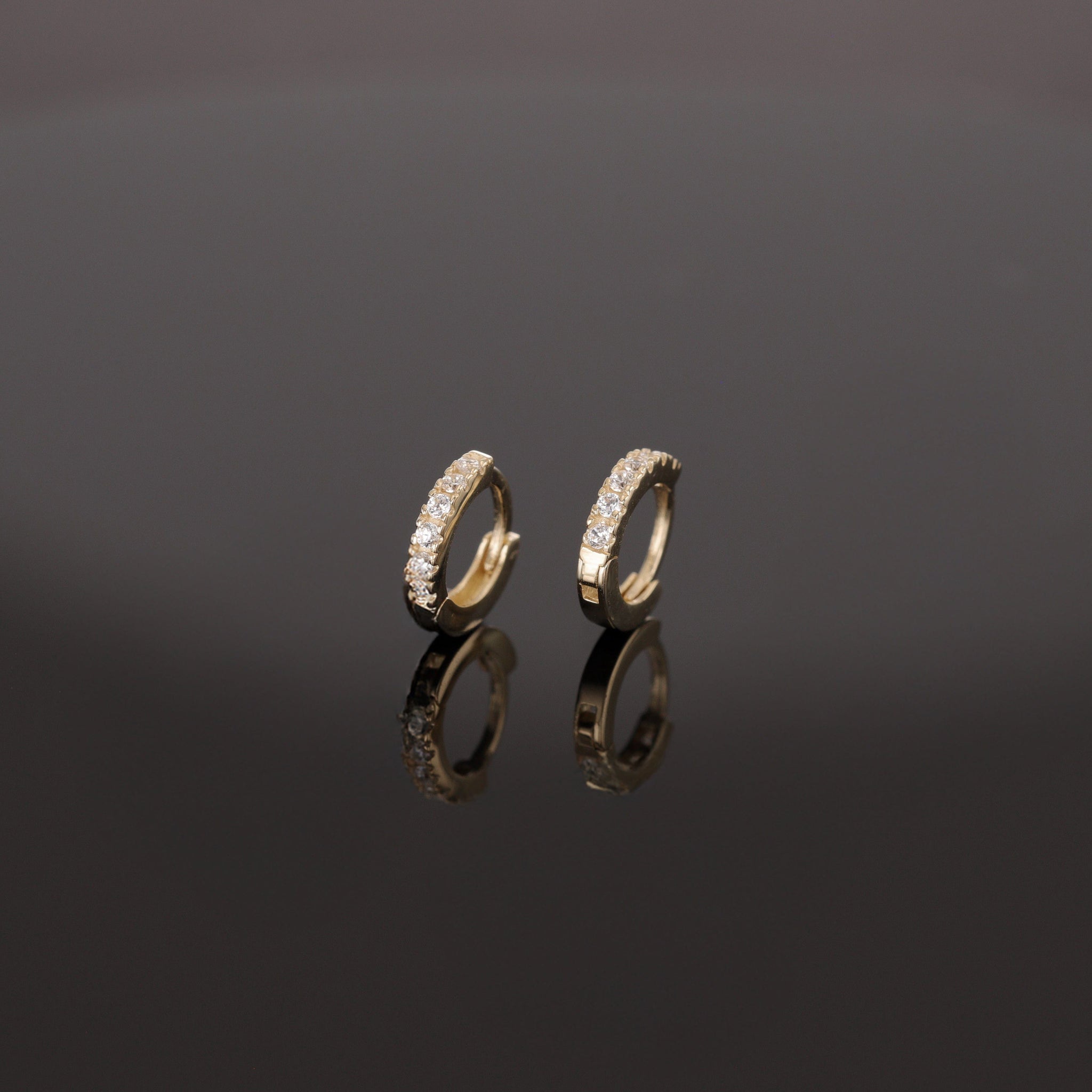 BEATTI Hoops Ultra Mini Pavé Hoop Ultra Mini Pavé Hoop