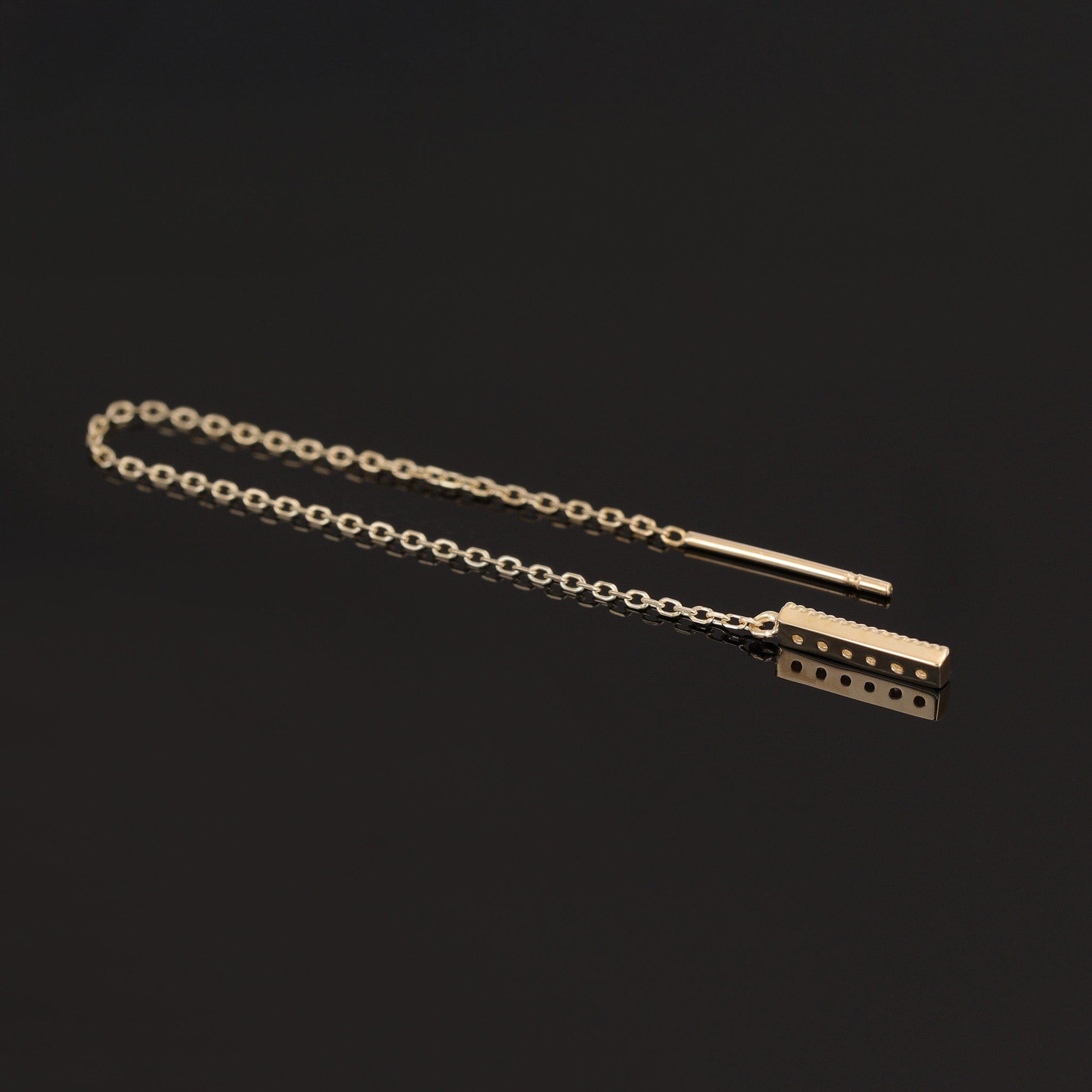 BEATTI Hoops JE99463 14K Gold Chain Threader JE99463 14K Gold Chain Threader