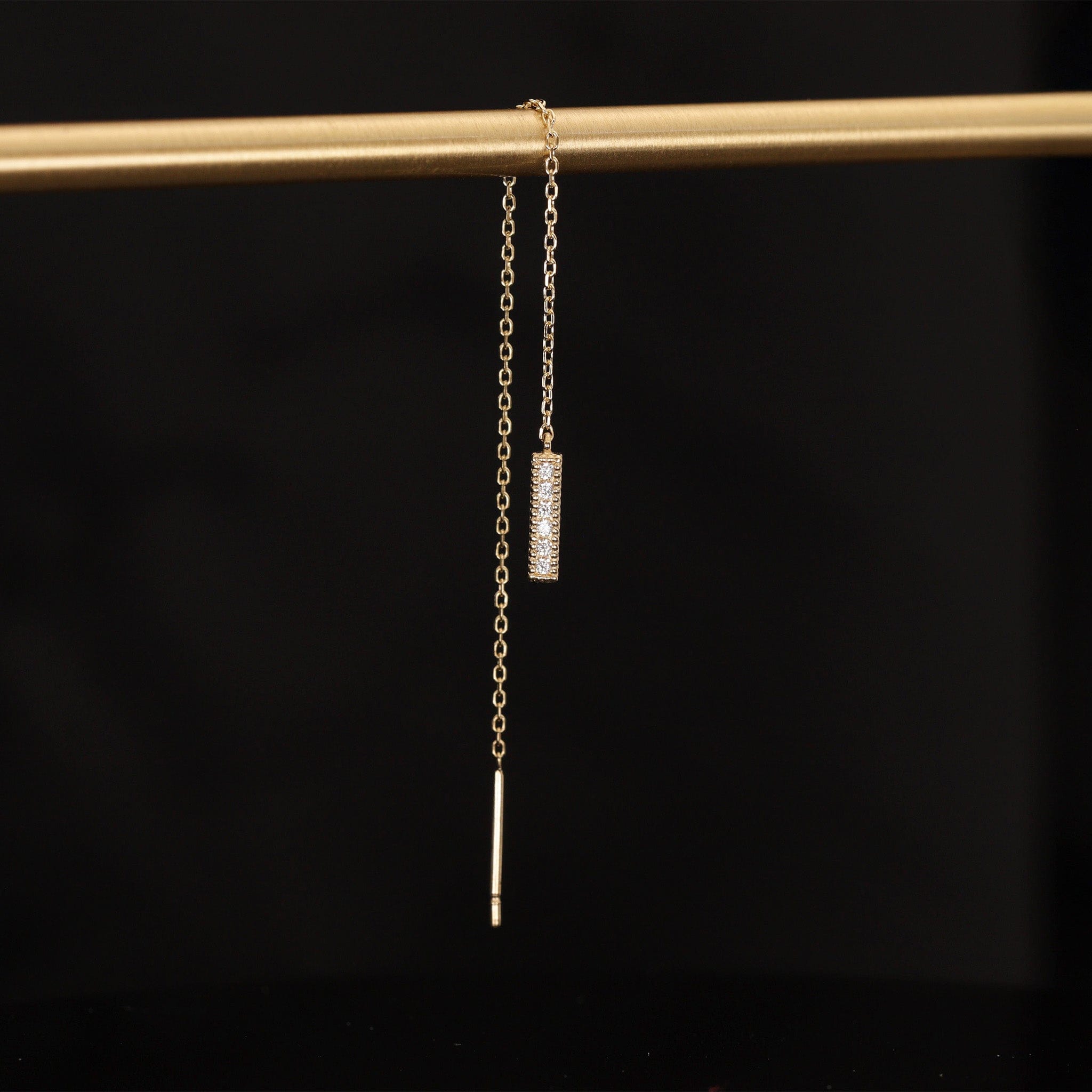 BEATTI Hoops JE99463 14K Gold Chain Threader JE99463 14K Gold Chain Threader