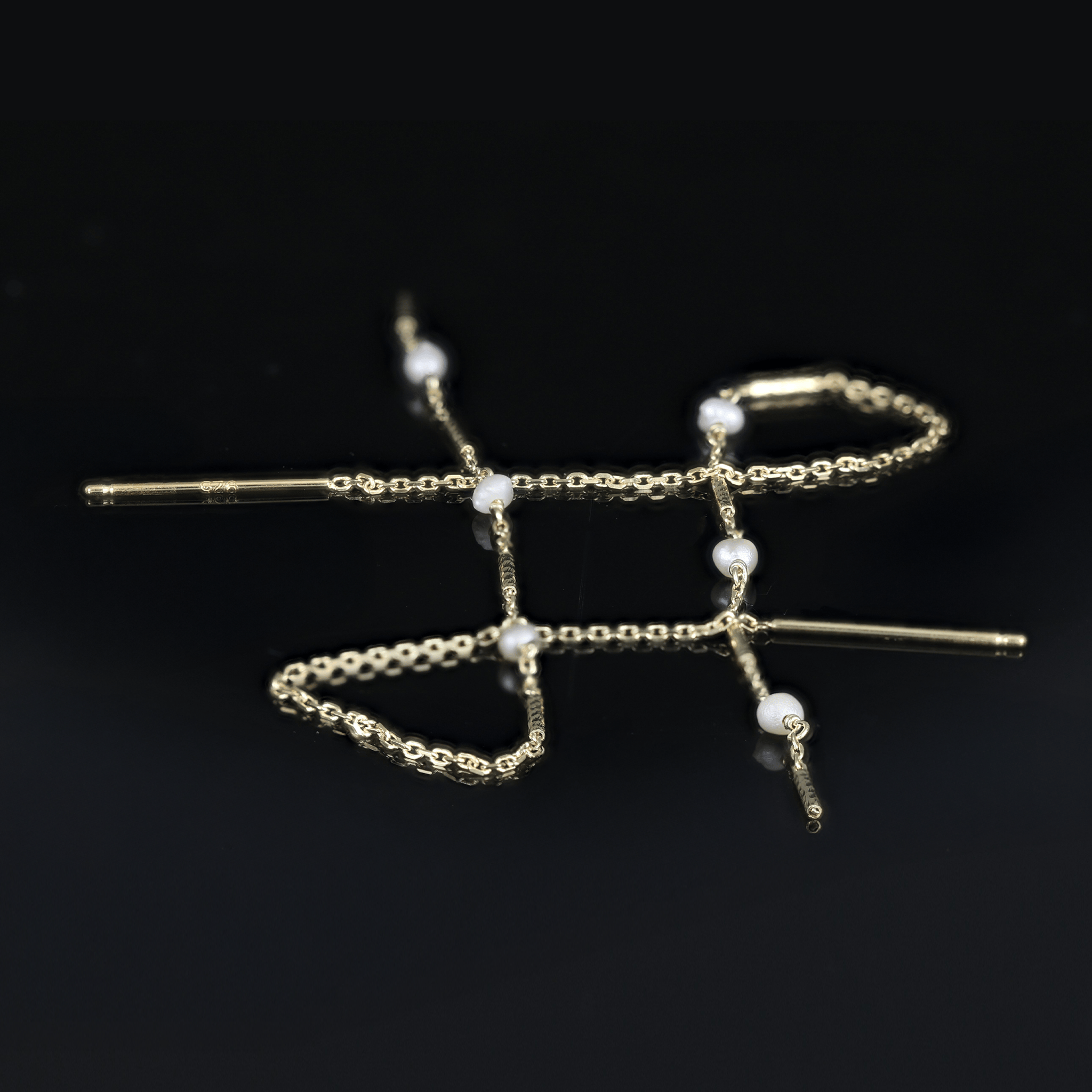 BEATTI Hoops Gold / Pearl JFE2582 Pearl Threader JFE3035 JFE2582 Pearl Threader