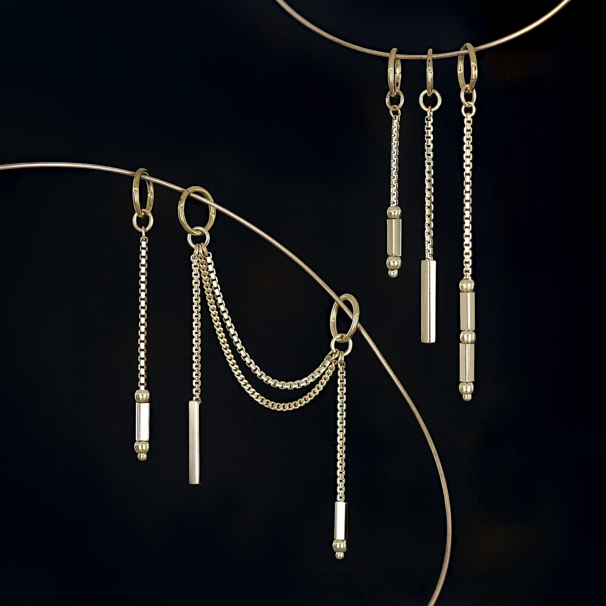 Sequence • 14K Gold Brillcut Chain Charm