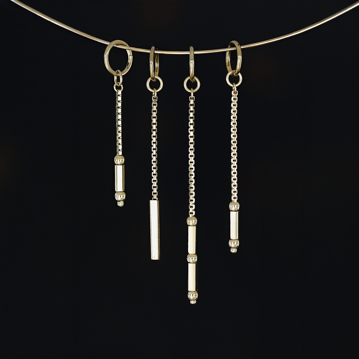Sequence • 14K Gold Brillcut Chain Charm