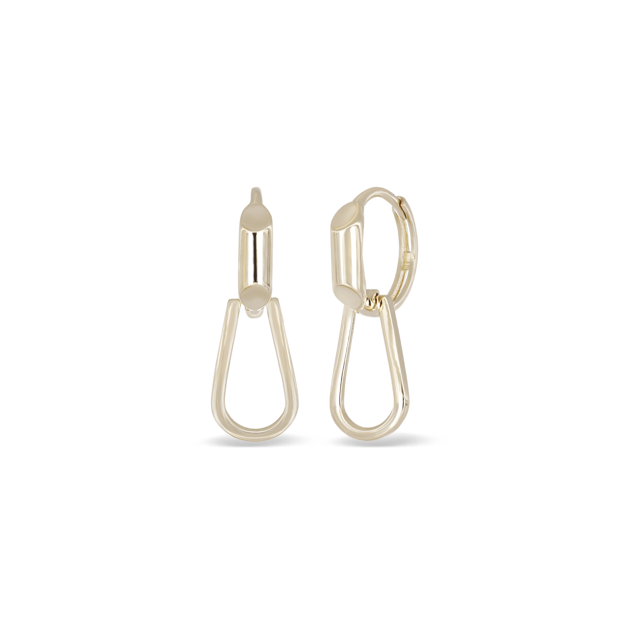 BEATTI Internal Thread Gold OT402597 • 14K Gold U-Shaped Hoops OT402597 OT402597 • 14K Gold U-Shaped Hoops