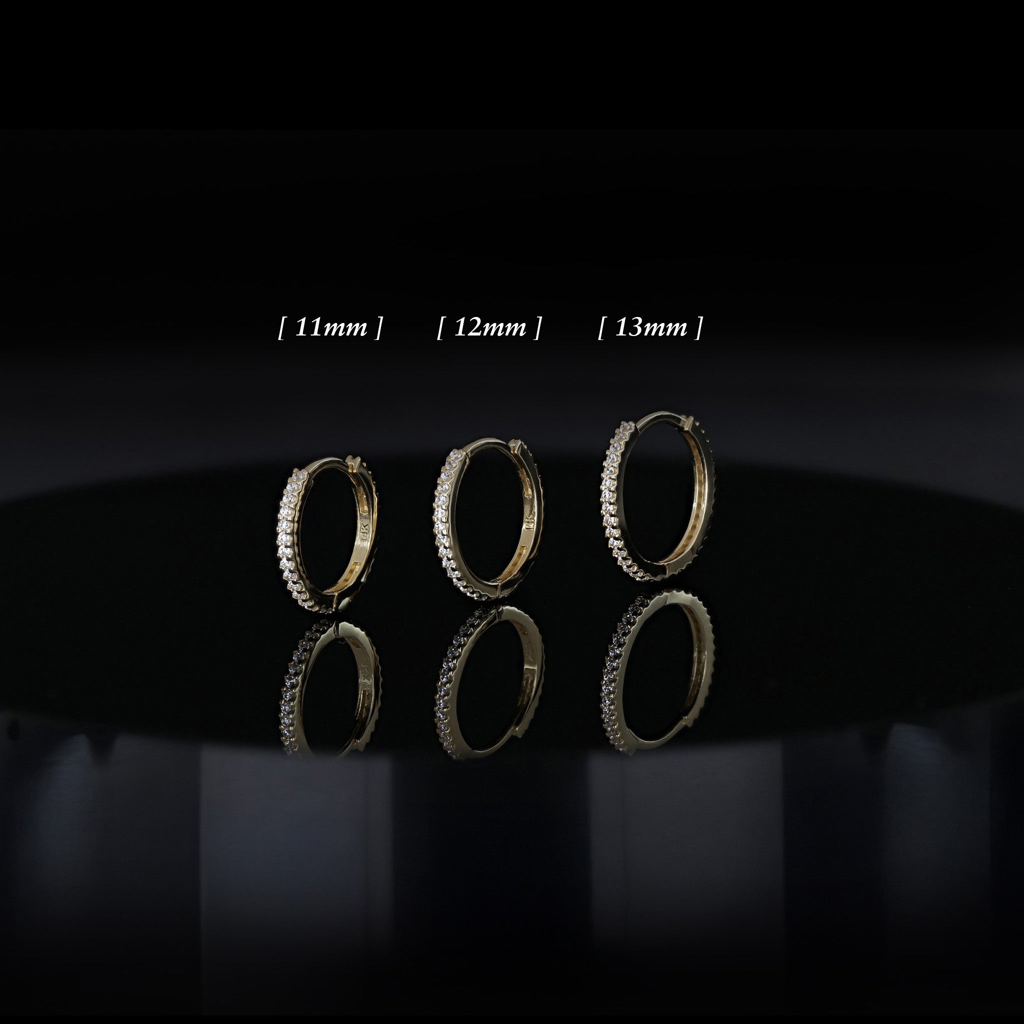 Full Row CZ Pavé Hoop