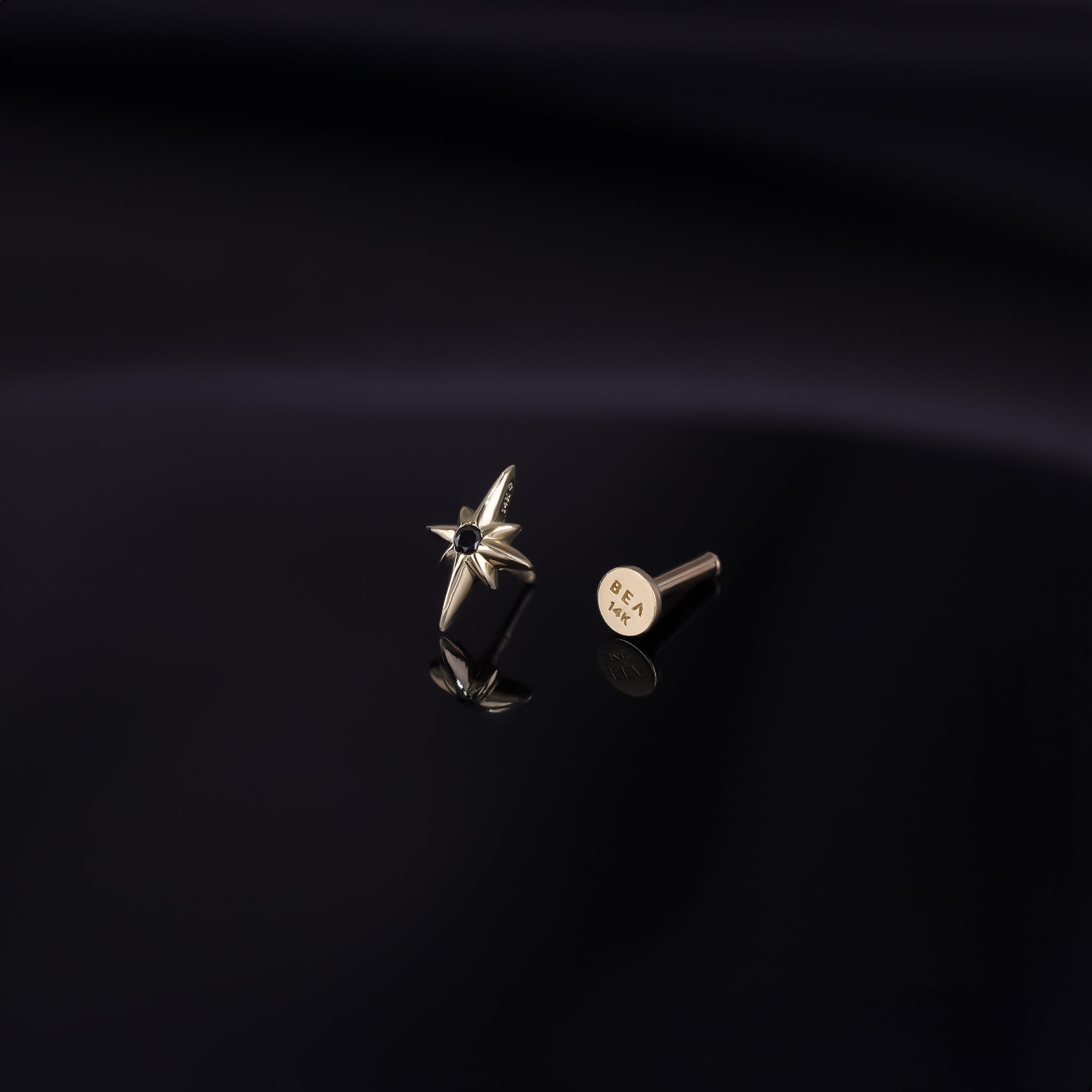 Black Diamond • North Star Internally Threaded Flatback Stud