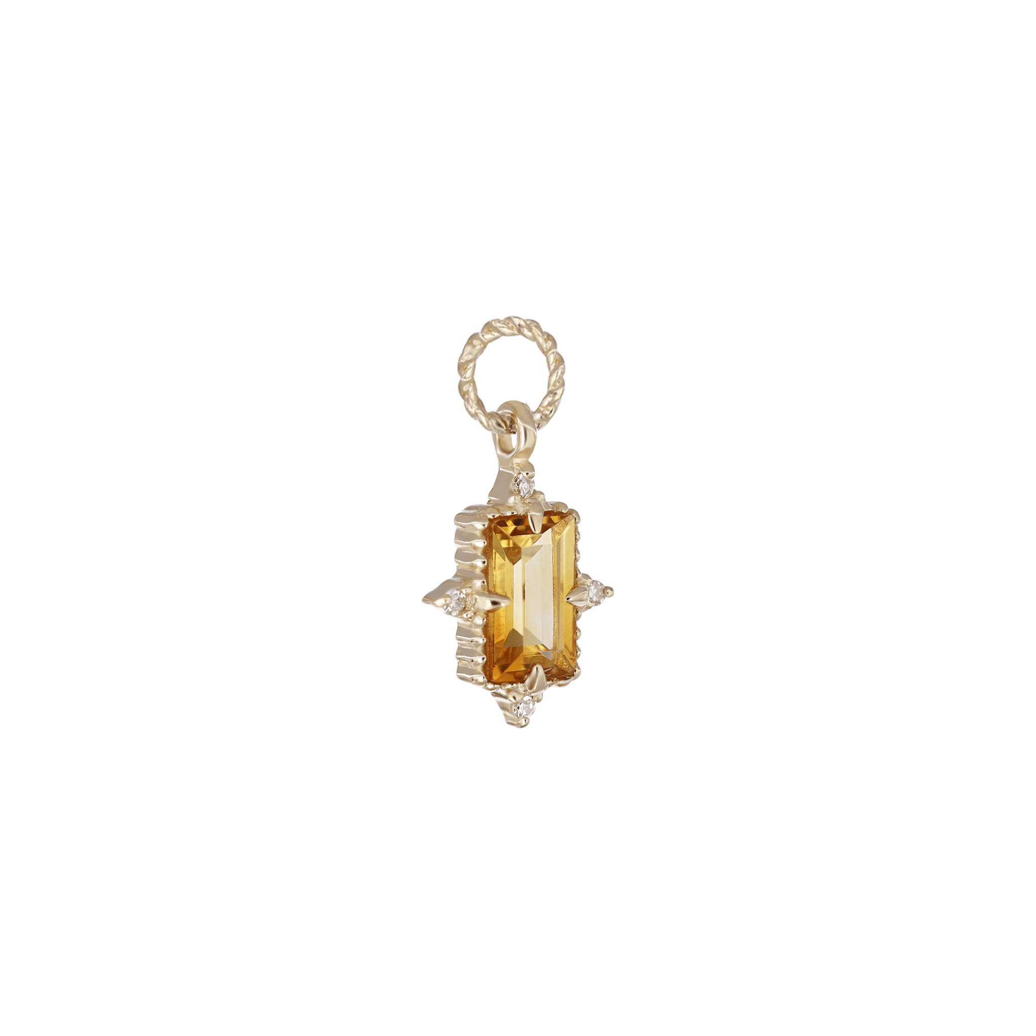 BEATTI Charms Bette • Gemstone Hoop Charm Bette • Gemstone Hoop Charm