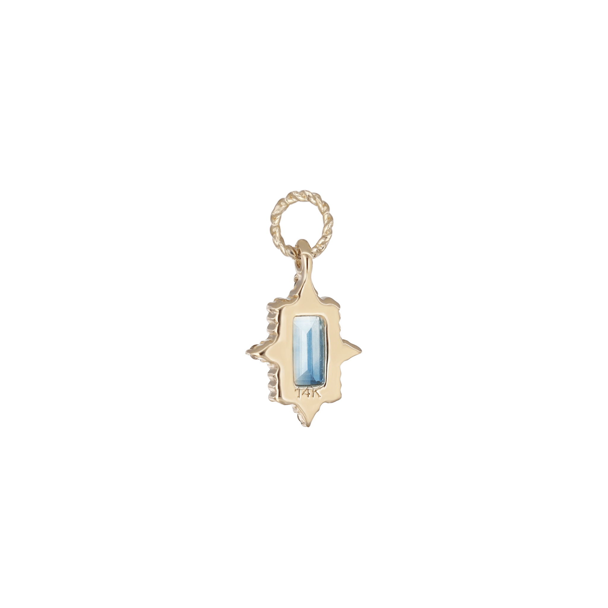 BEATTI Charms Bette • Gemstone Hoop Charm Bette • Gemstone Hoop Charm