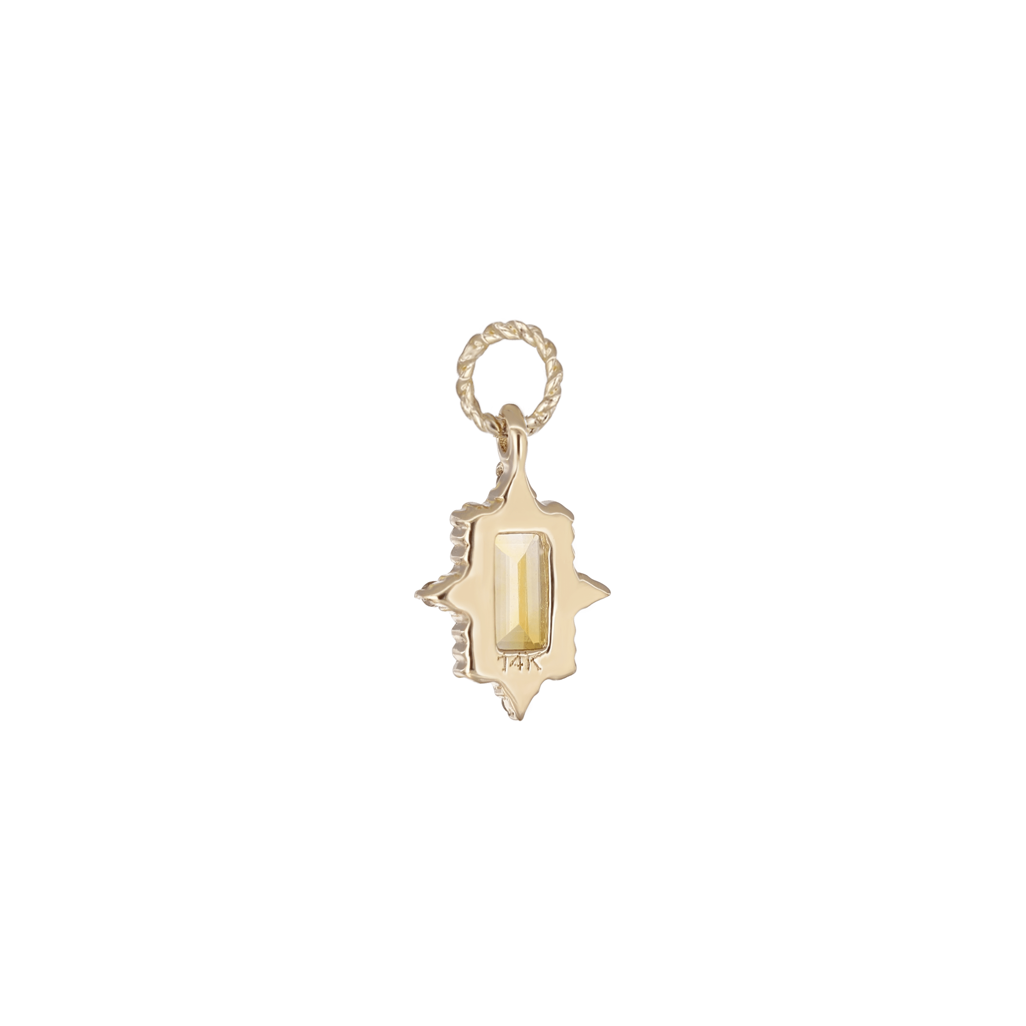 BEATTI Charms Bette • Gemstone Hoop Charm Bette • Gemstone Hoop Charm