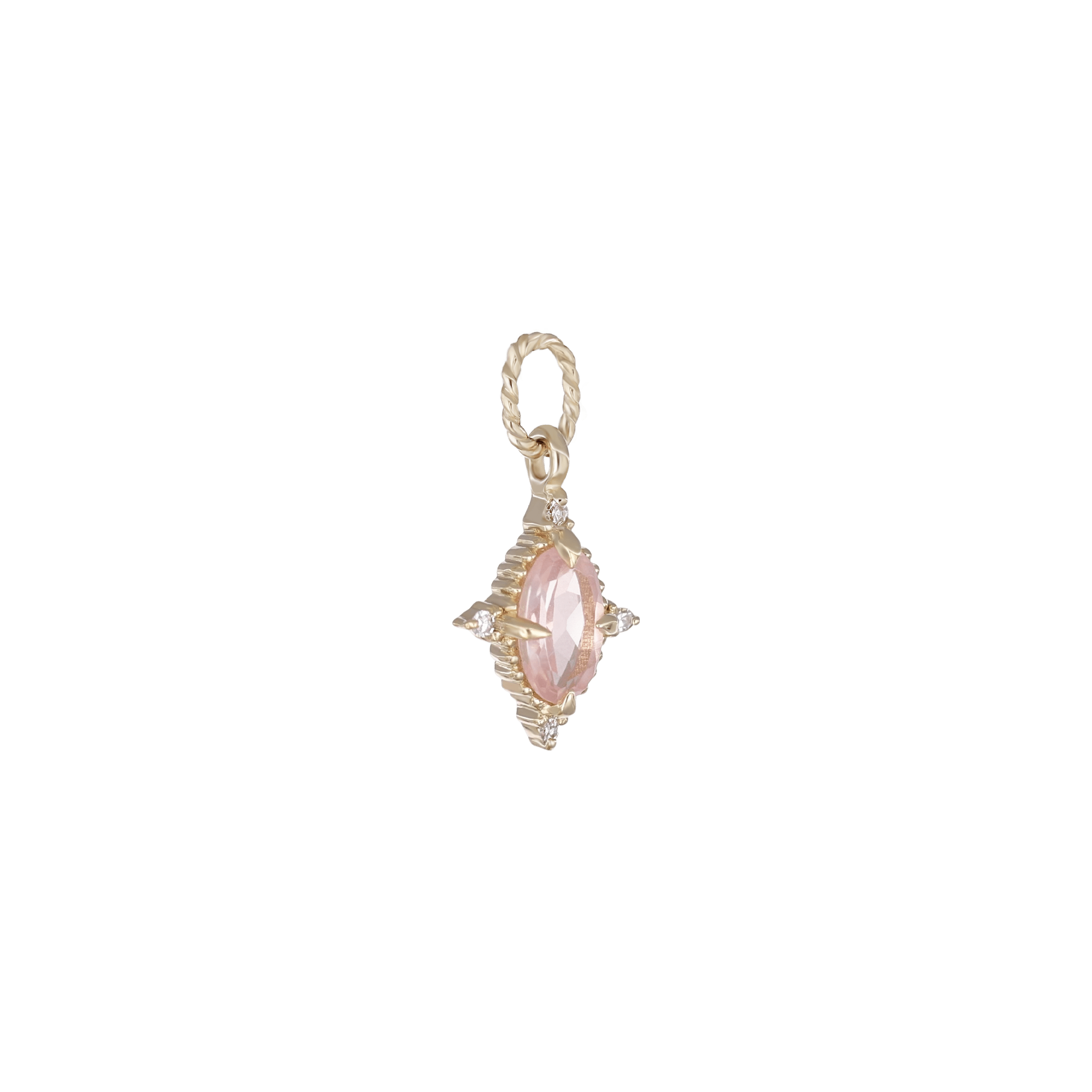 BEATTI Charms Charlotte • Gemstone Hoop Charm Charlotte • Gemstone Hoop Charm