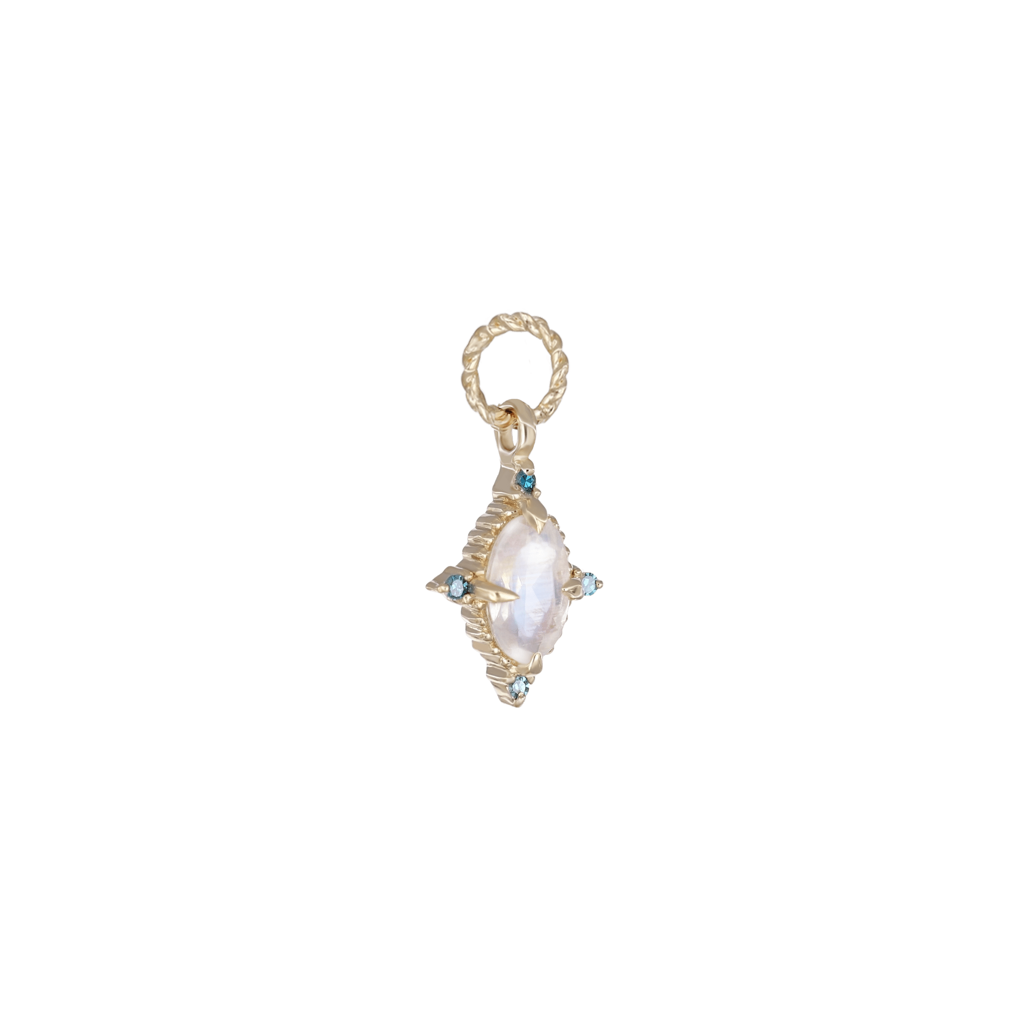 BEATTI Charms Charlotte • Gemstone Hoop Charm Charlotte • Gemstone Hoop Charm
