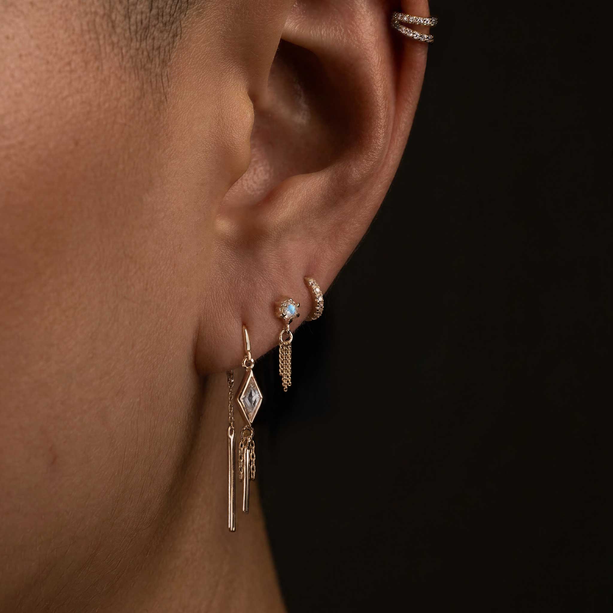 Ultra Mini Pavé Hoop