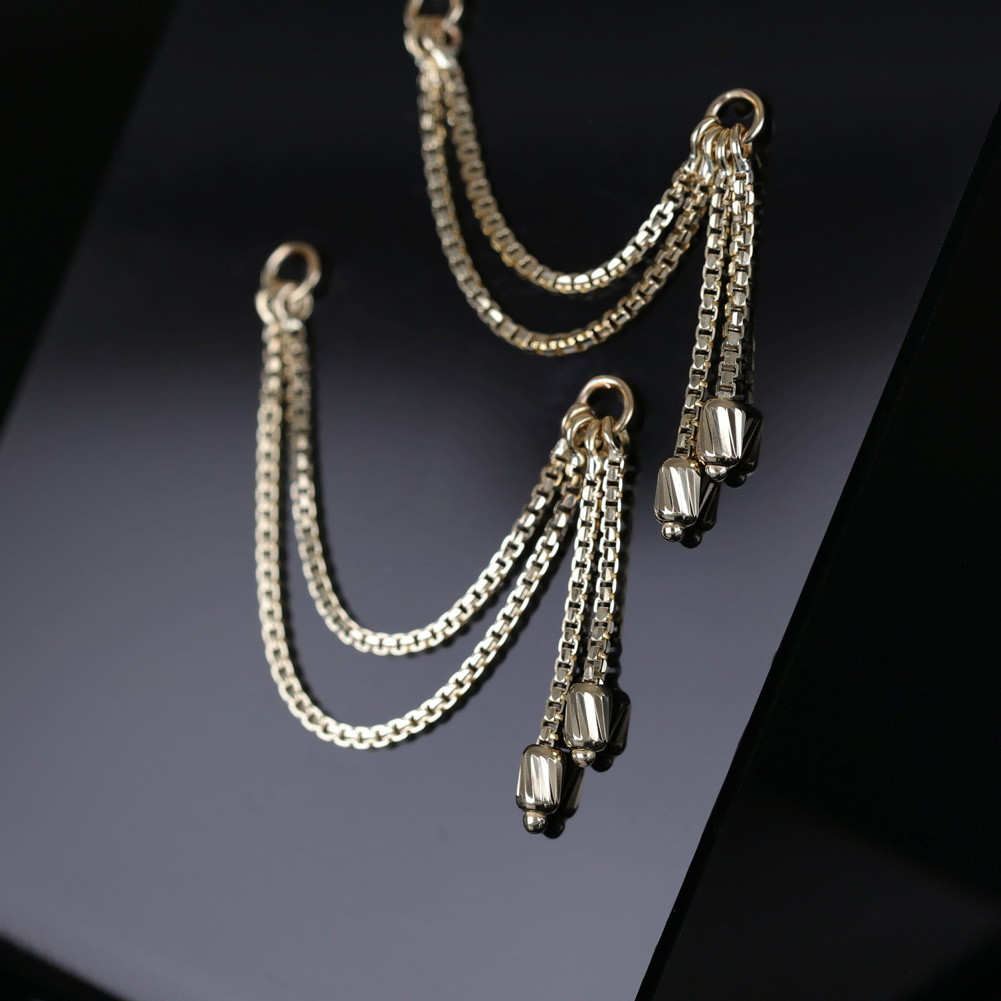 BEATTI Chain Attachments Brillcut Golden Barrel Cascade Chain Brillcut Golden Barrel Cascade Chain by BEATTI