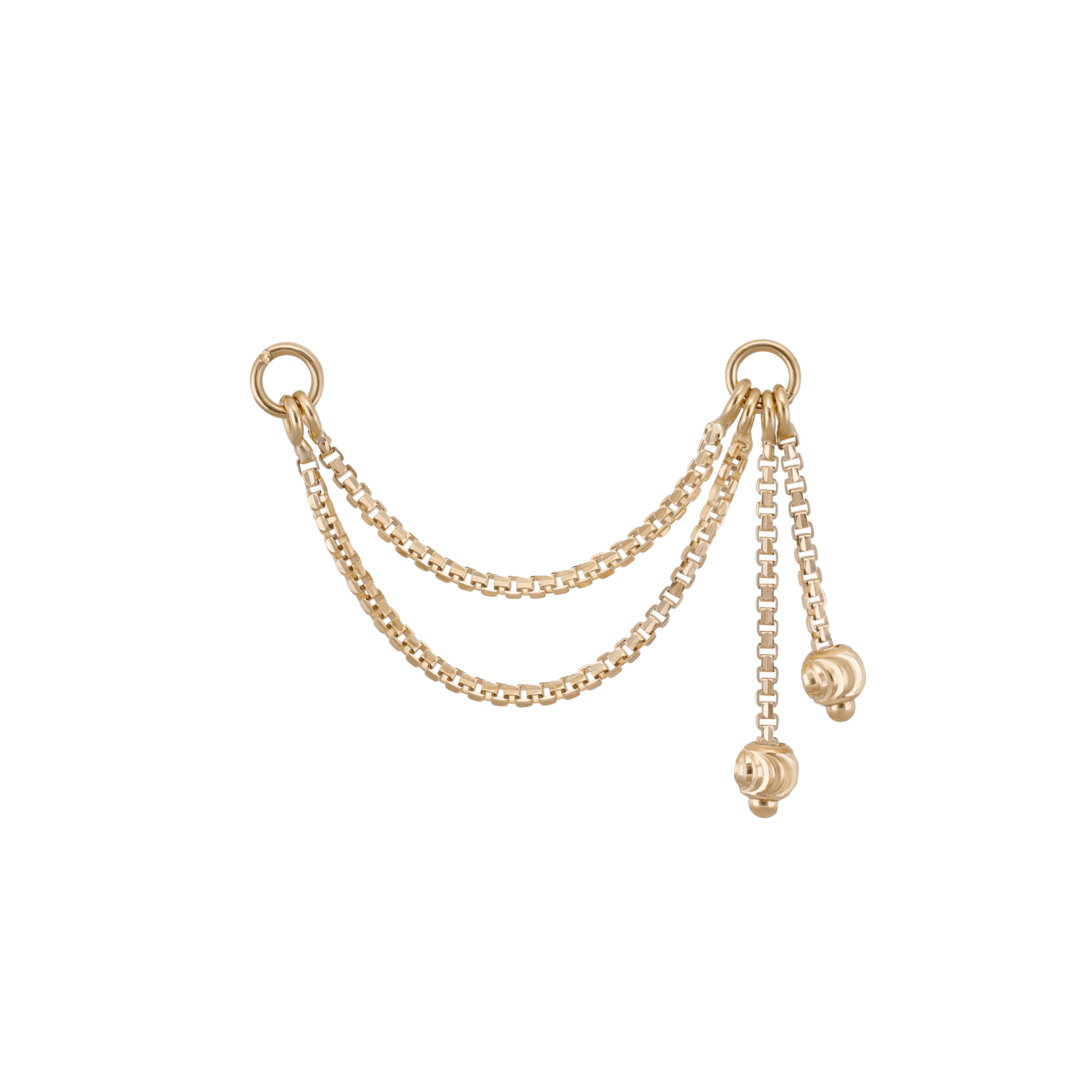 BEATTI Chain Attachments Gold / 22mm Brillcut Moonlit Charm Chain Attachment MJC016 Brillcut Moonlit Charm Chain Attachment by BEATTI