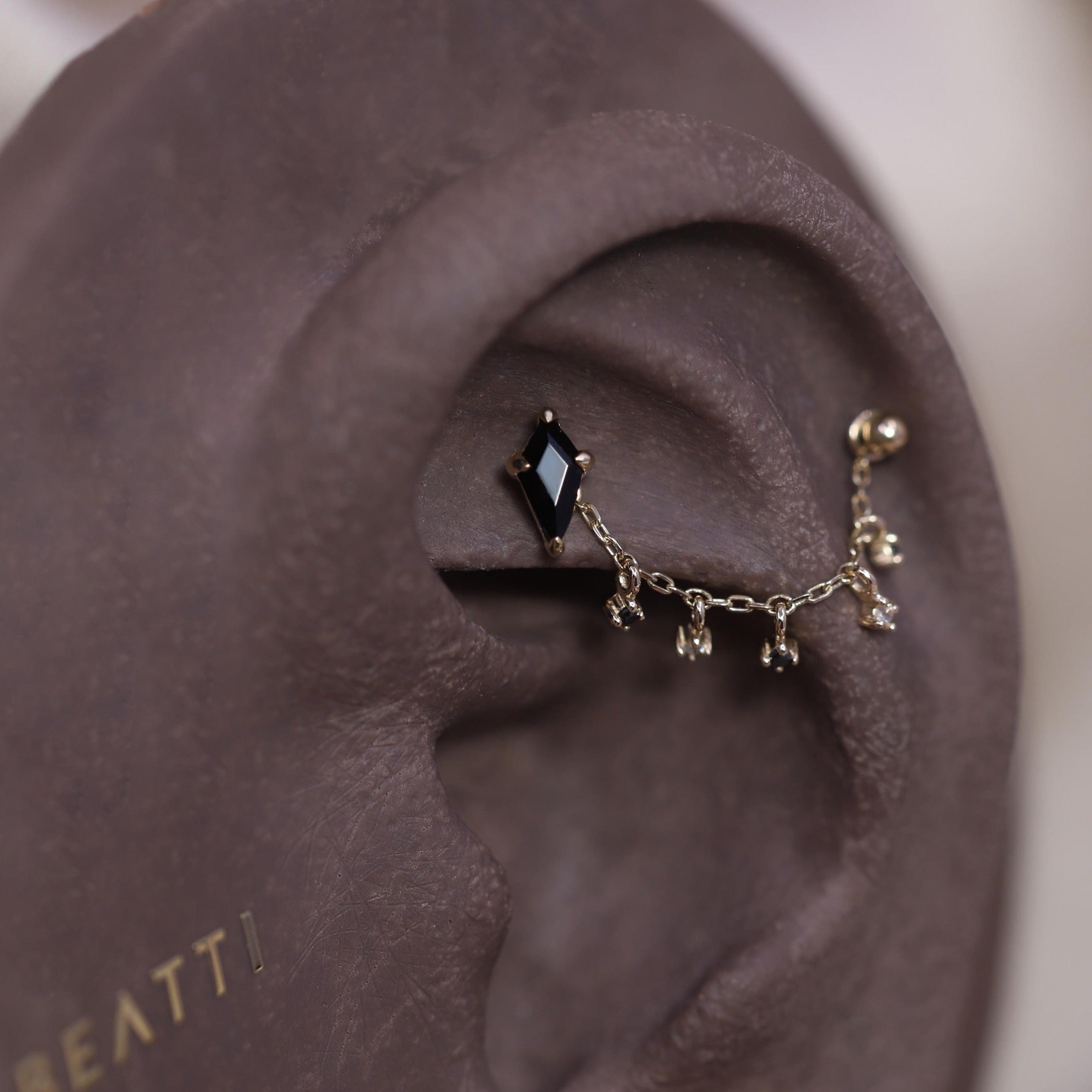 Ember Tiny Diamond Charm Chain