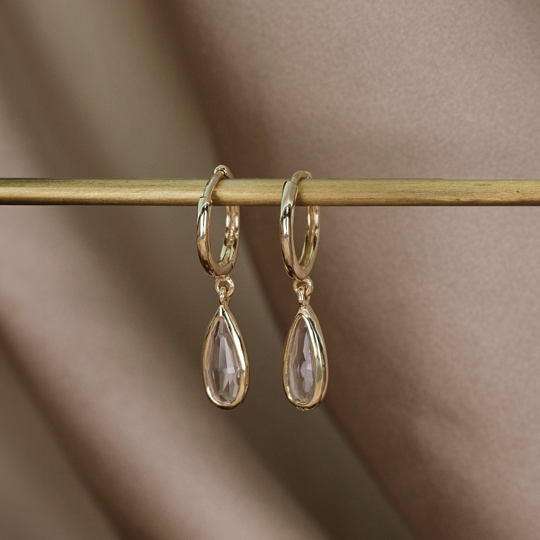 Iris • Charm Drop Hoop Earrings Earring