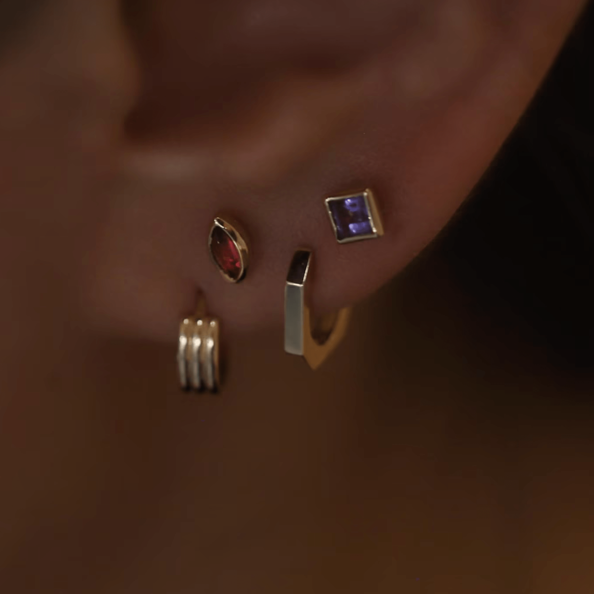 BEATTI Threadless Ends Aura • Natural Gemstone Threadless Ends Aura • Natural Gemstone Threadless Ends