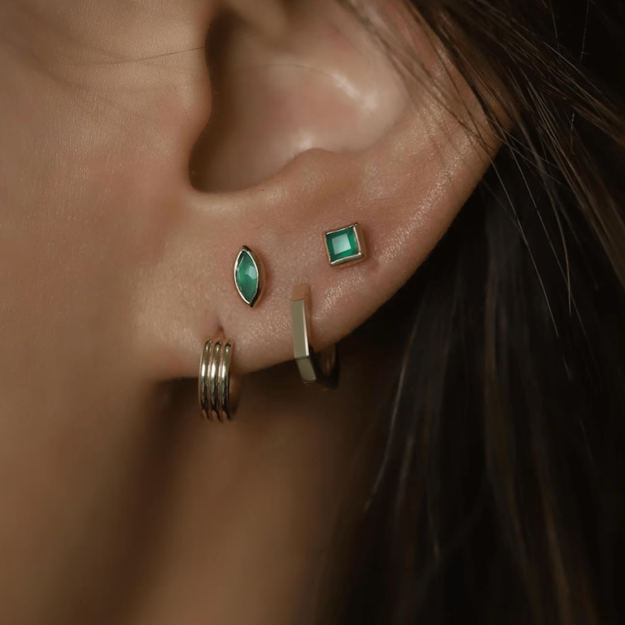 BEATTI Threadless Ends Aura • Natural Gemstone Threadless Ends Aura • Natural Gemstone Threadless Ends