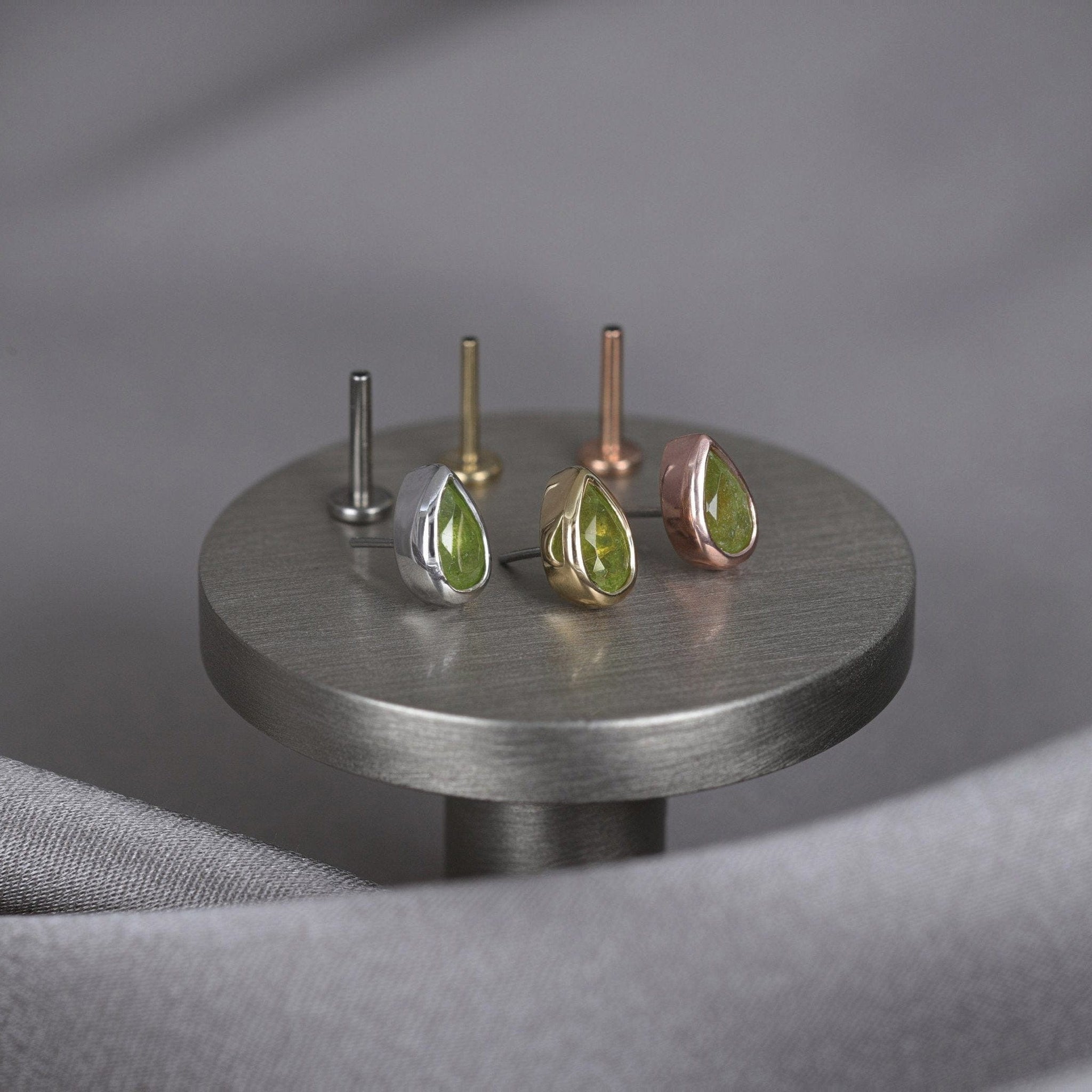 BEATTI Threadless Ends Jade • Vesonite Threadless Ends Jade • Vesonite Threadless Ends