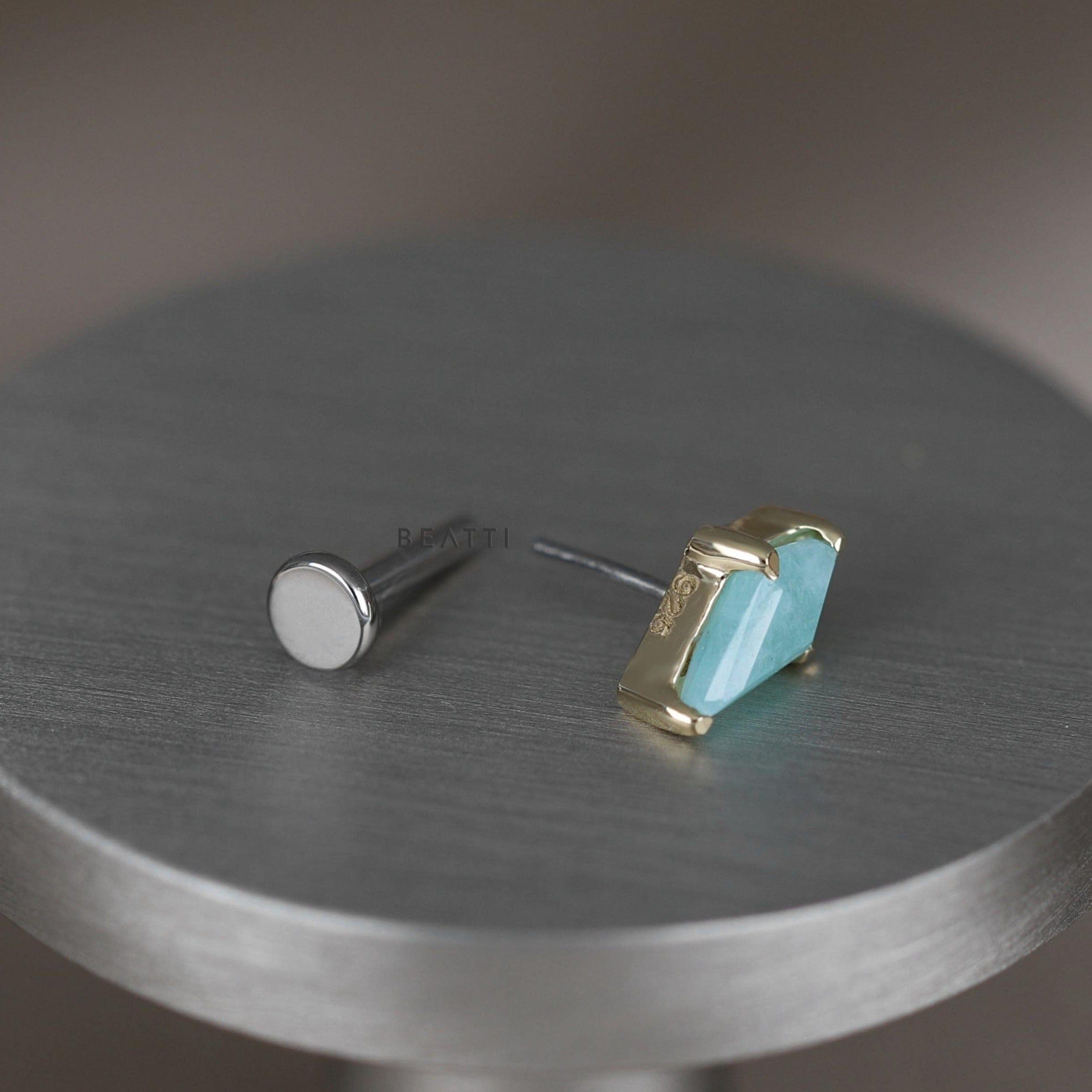 BEATTI Threadless Ends Siera • Natural Gemstone Threadless Ends Siera • Natural Gemstone Threadless Ends