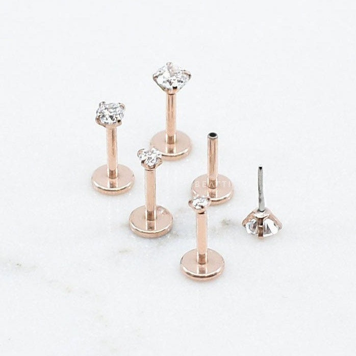 Nose hot sale stud labret